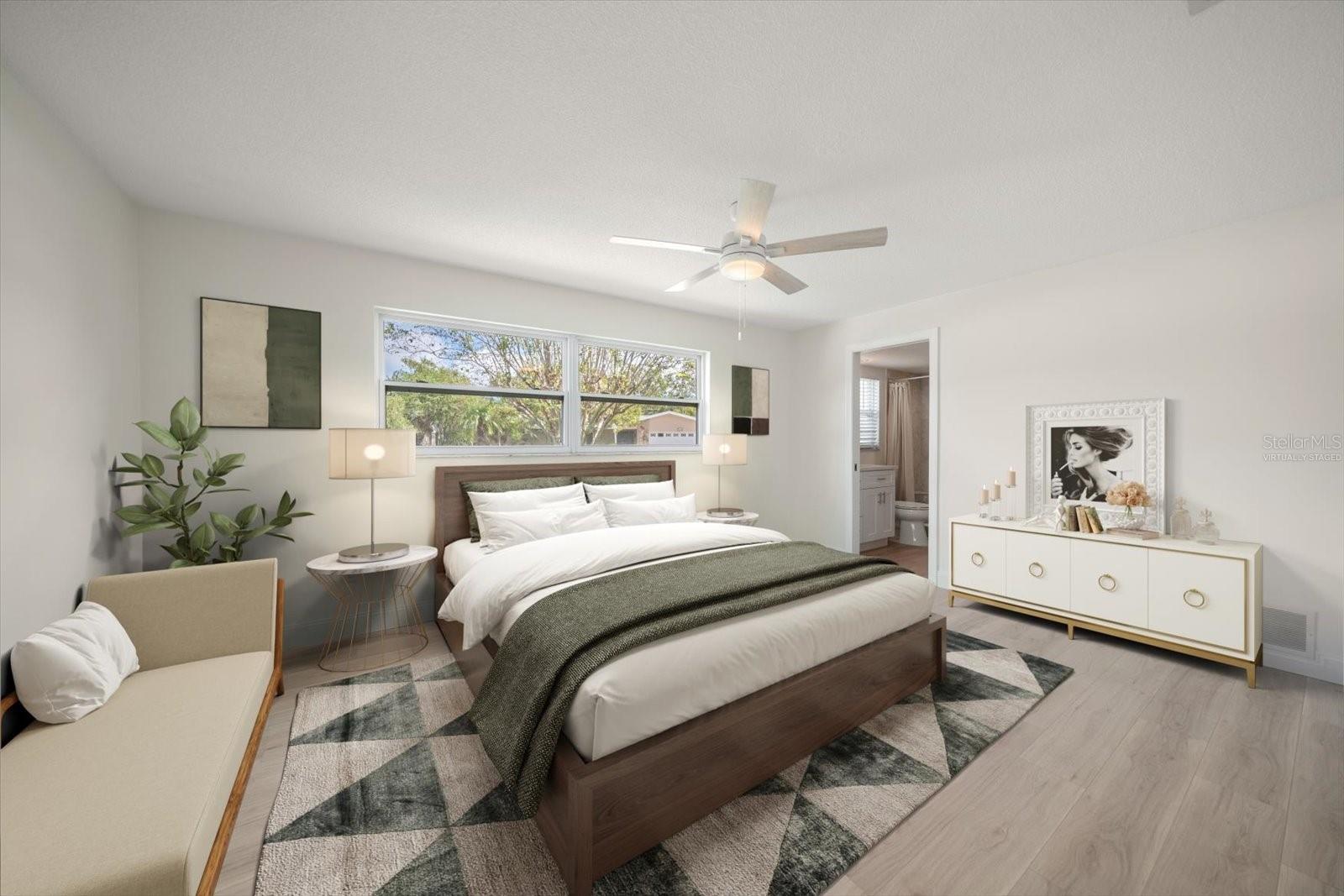 Master Bedroom Virtually Staged