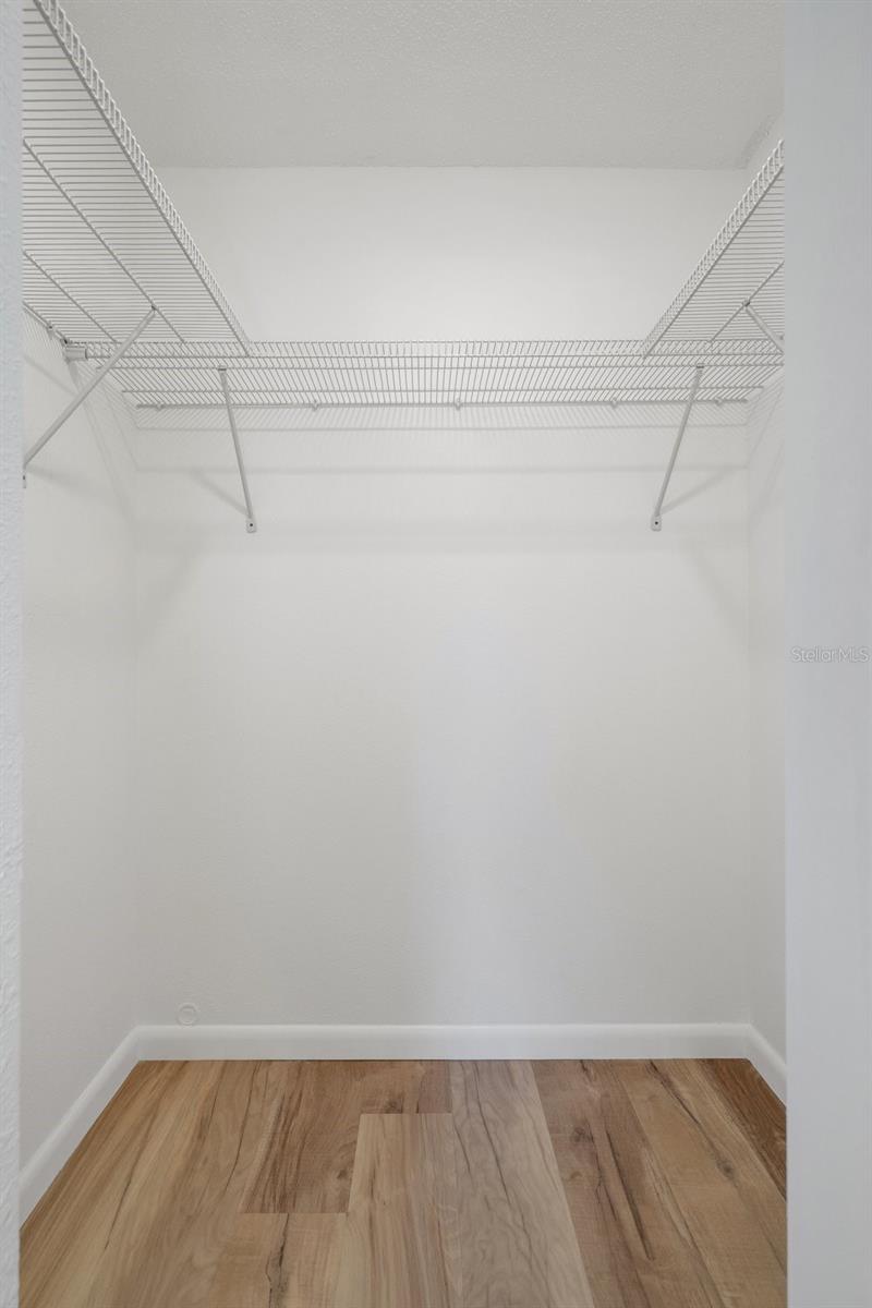 Primary Suite walk-in closet