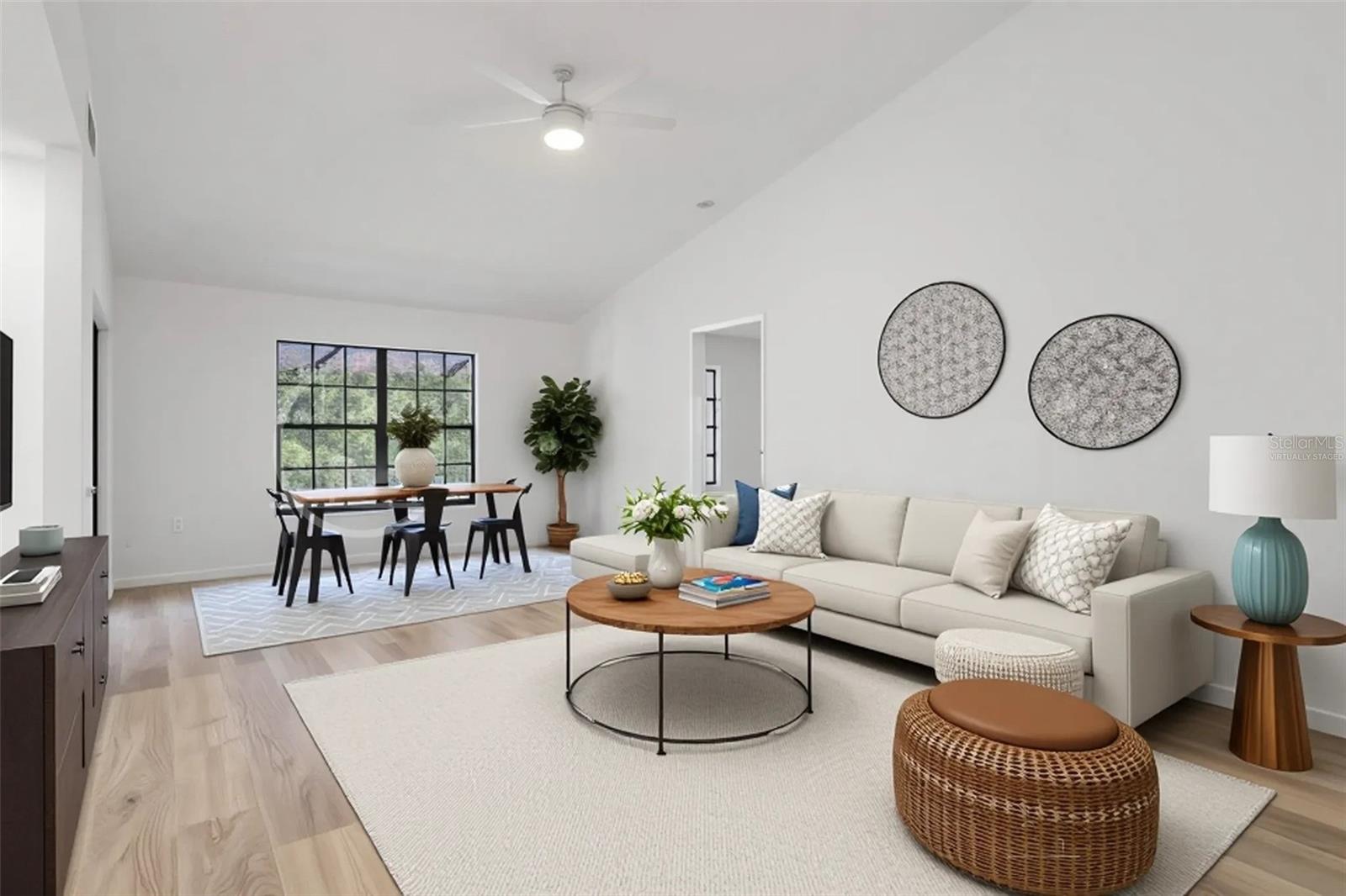 Virtually Staged. Great Room