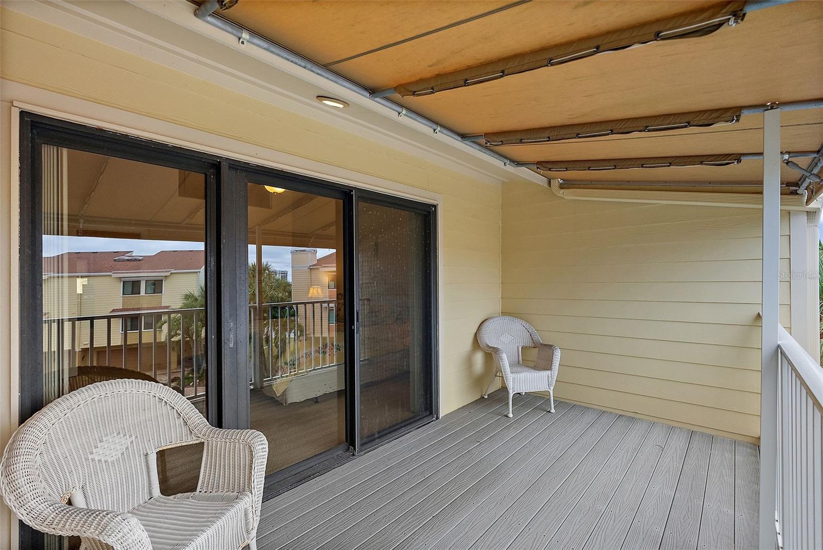 Covered balcony