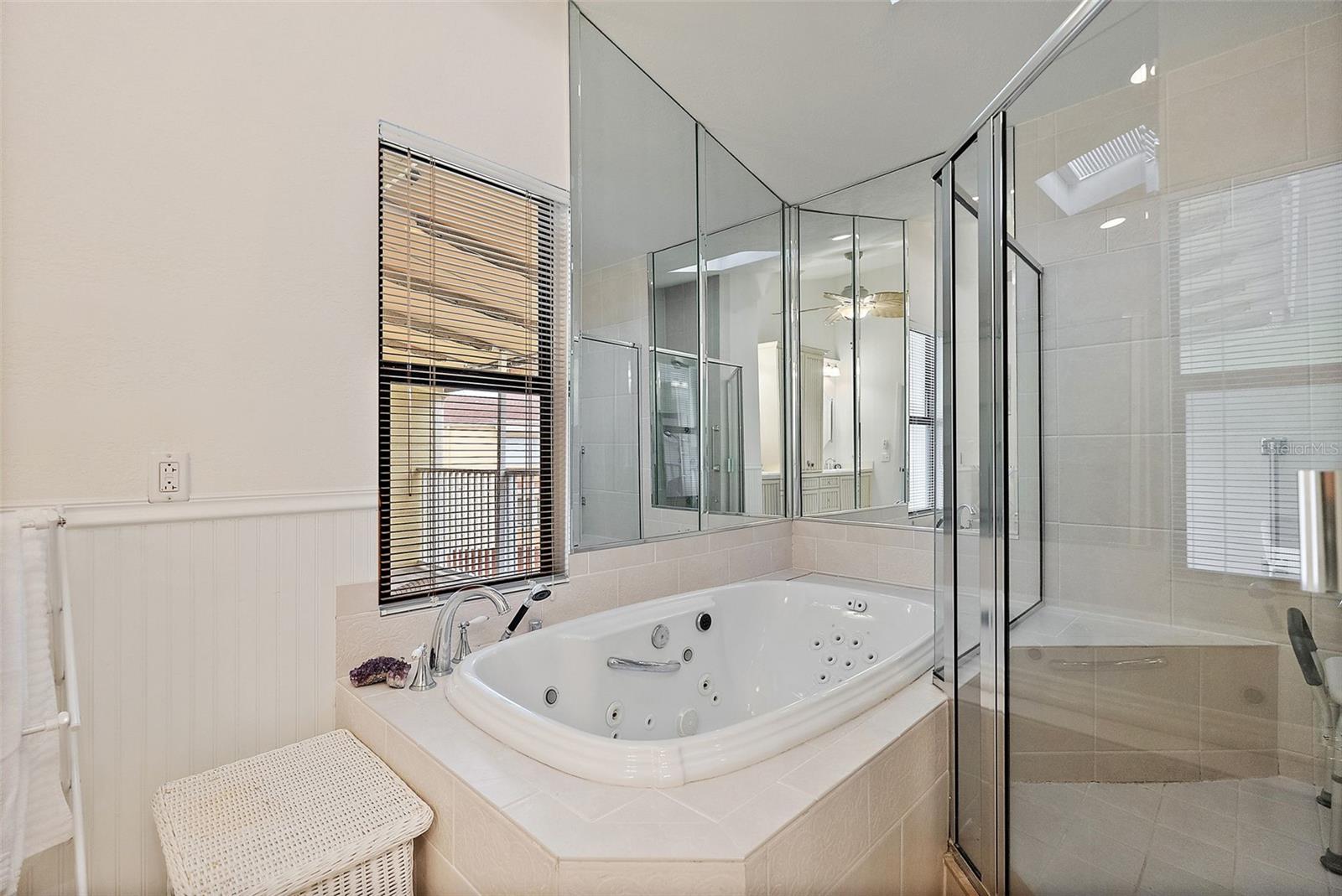 Jetted tub to relax
