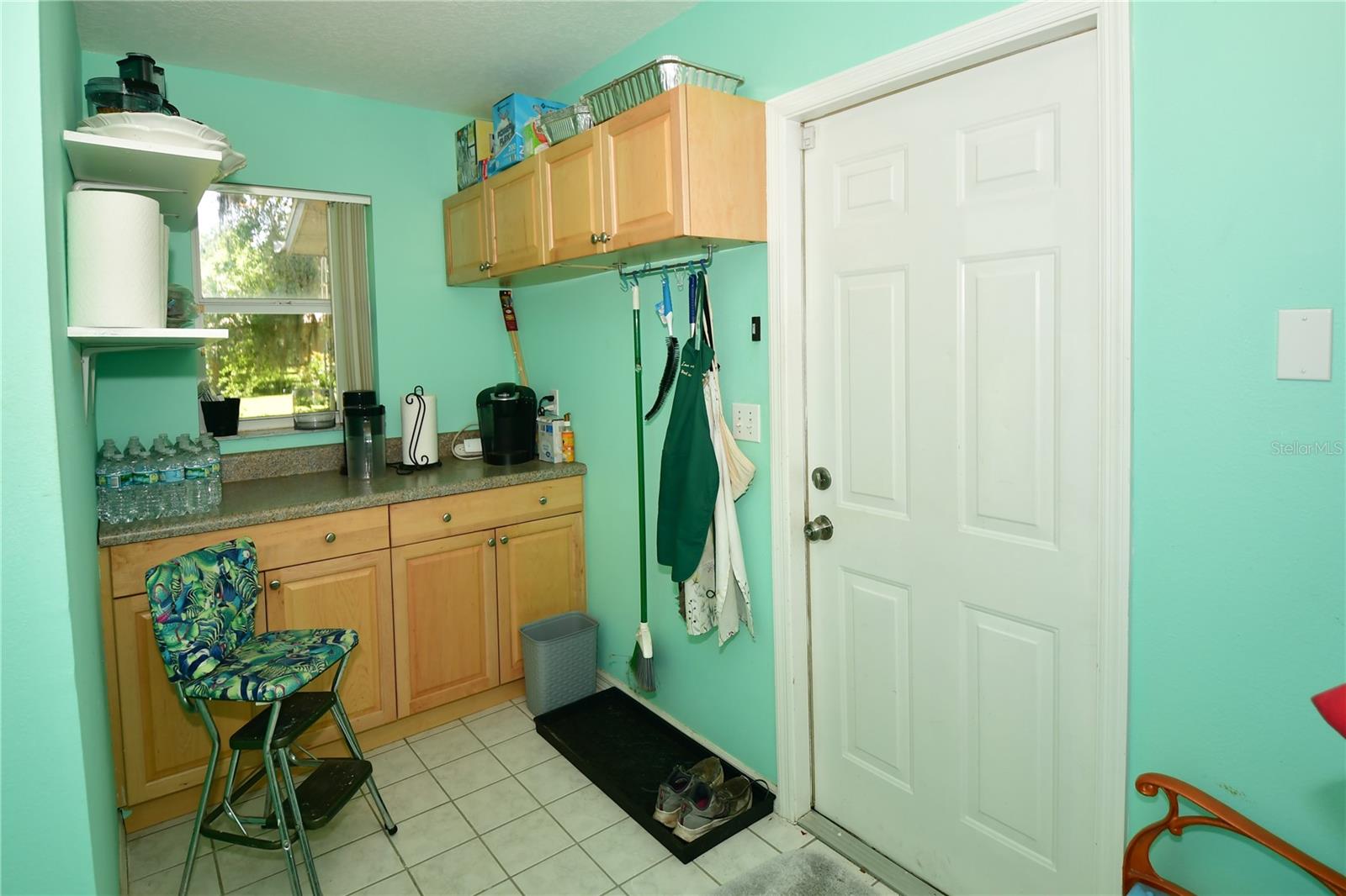 Walk in Pantry and Mudroom Entry from the Garage
