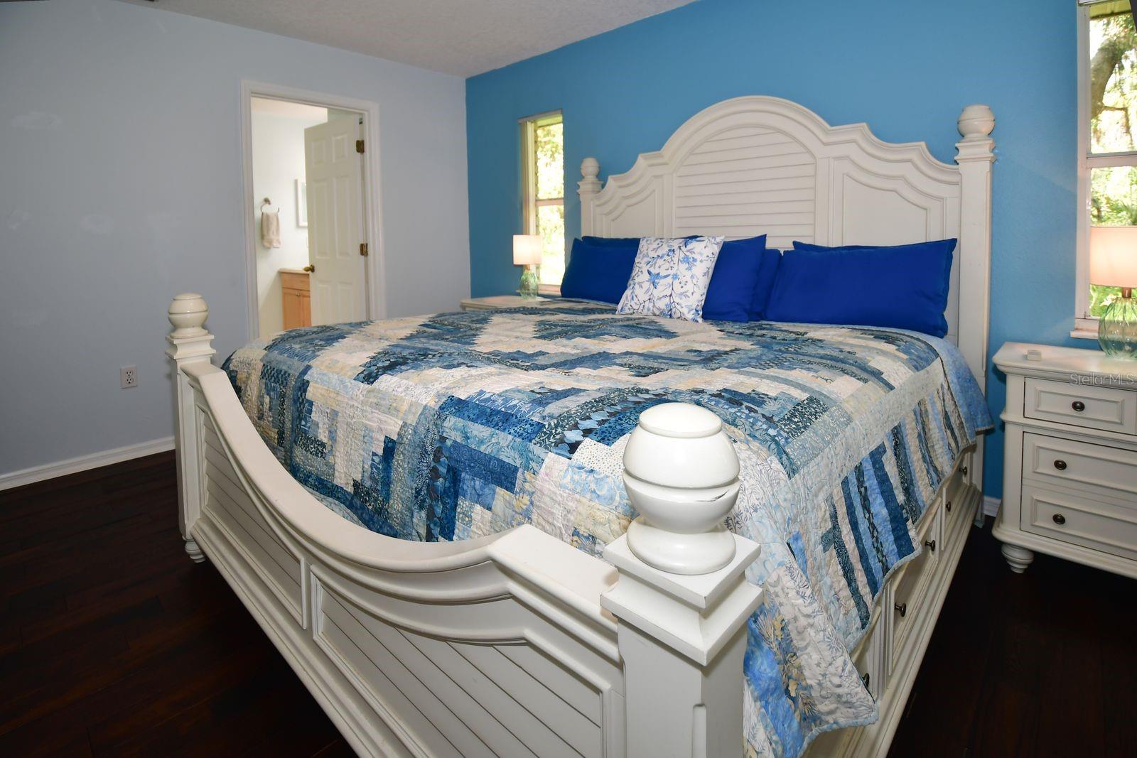 Primary Suite with Ensuite Bath and Walk in Closet