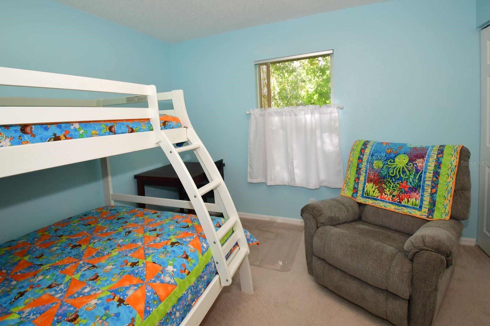 Third Bedroom with Garden View