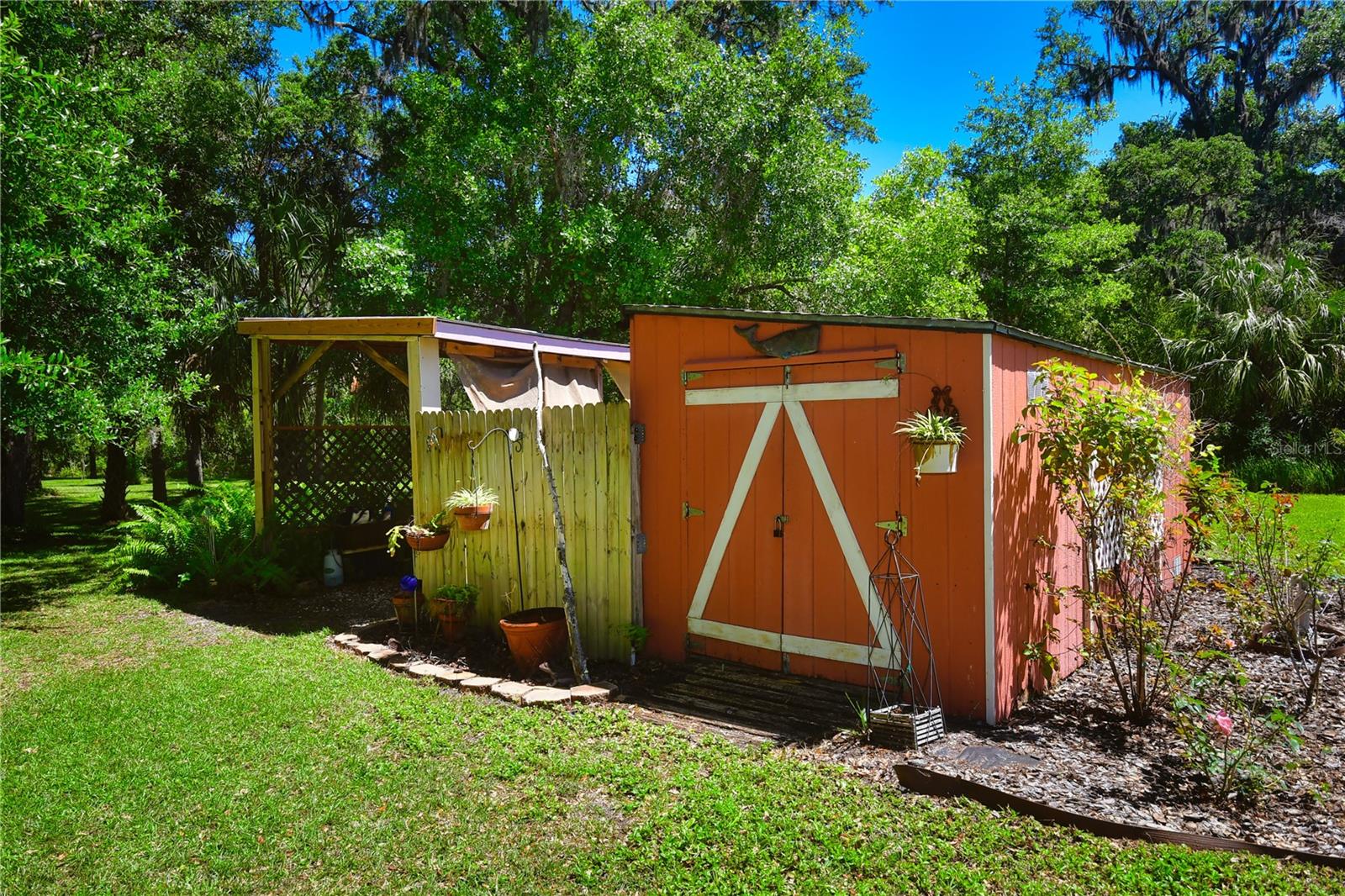 Potting Shed and Small Pole Barn for Equipment