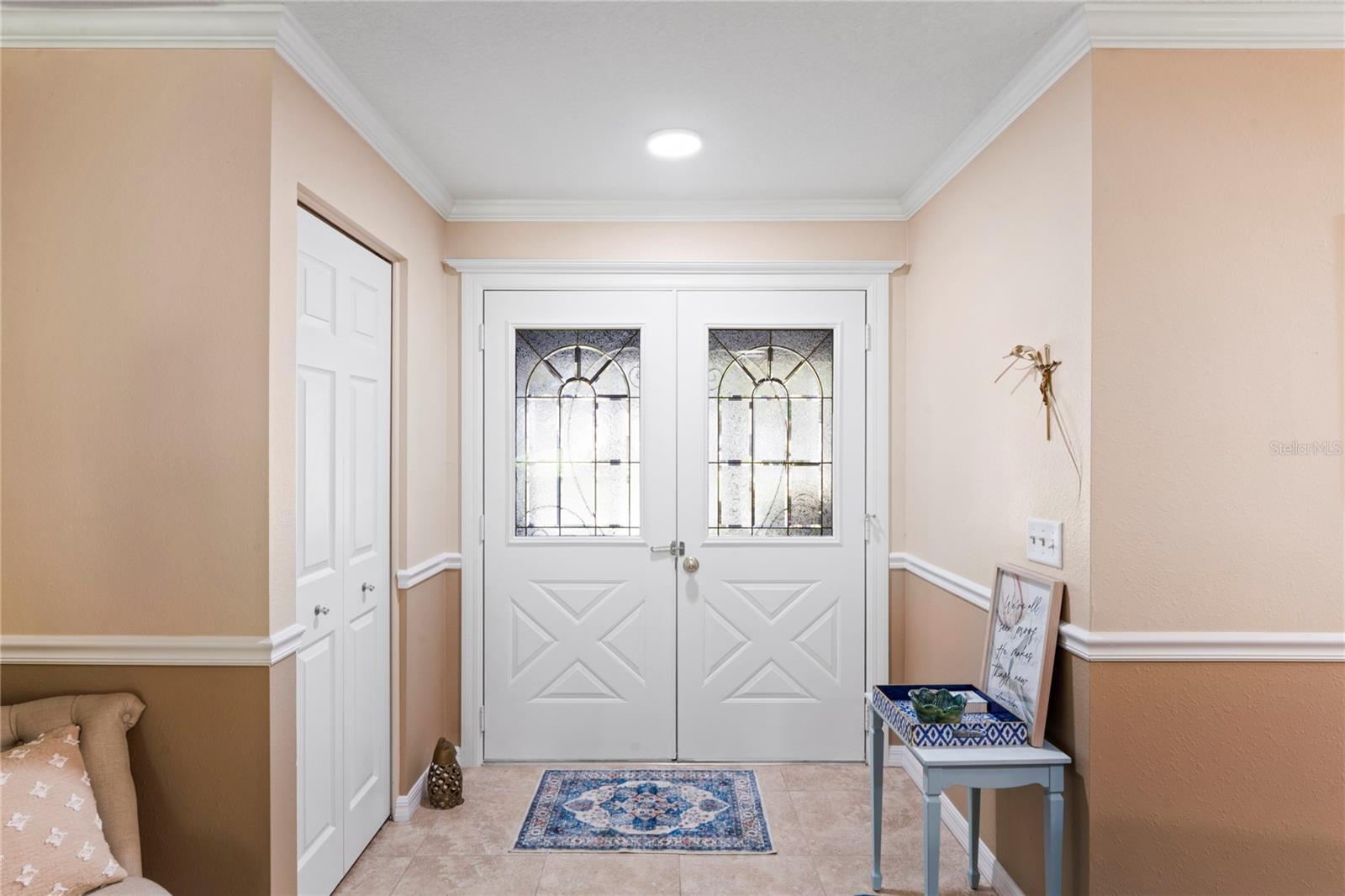 Entry with closet