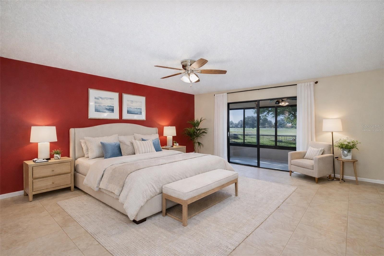 Primary Bedroom - Virtually Staged