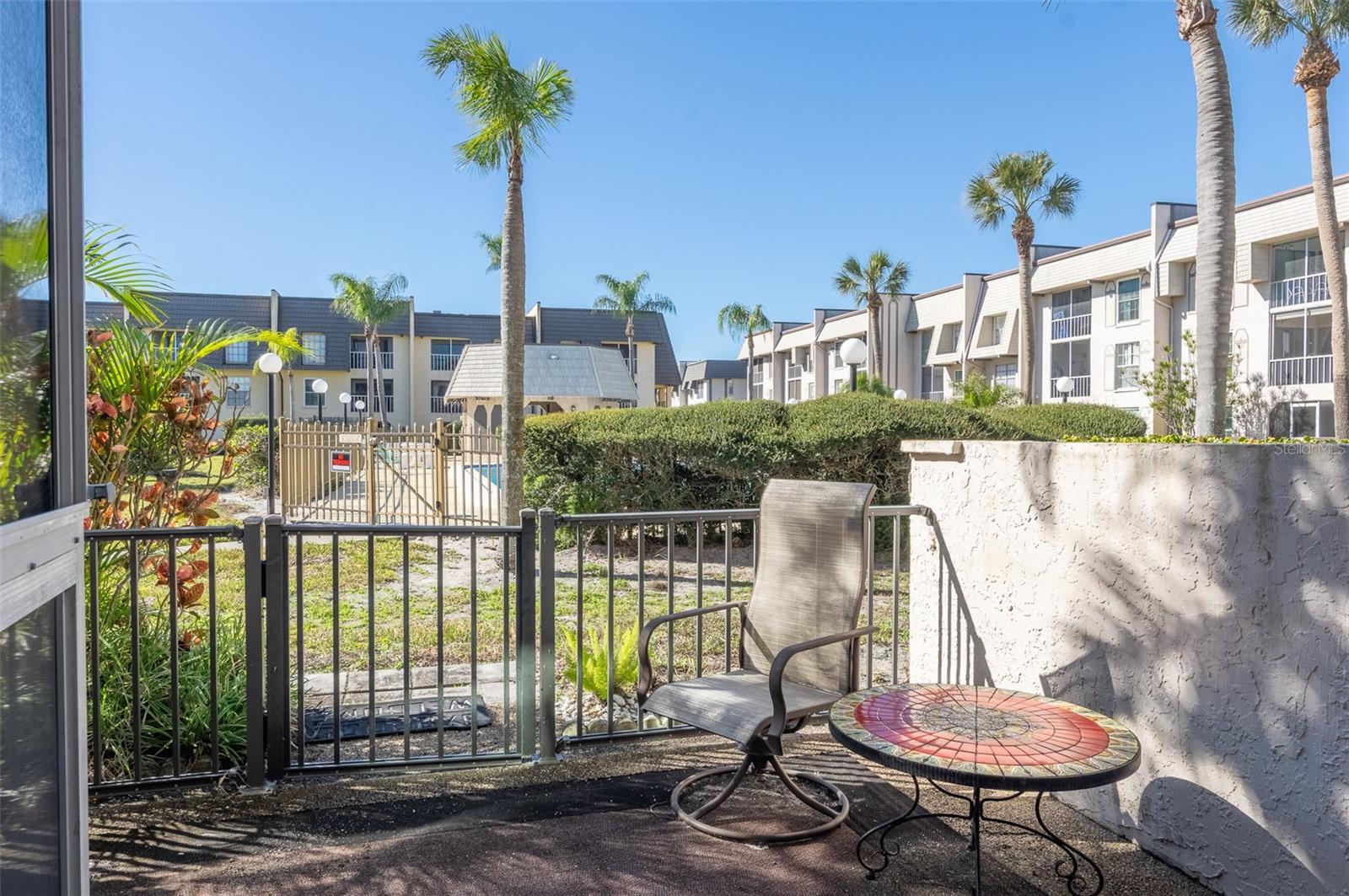 Outside Patio. looking to Pool