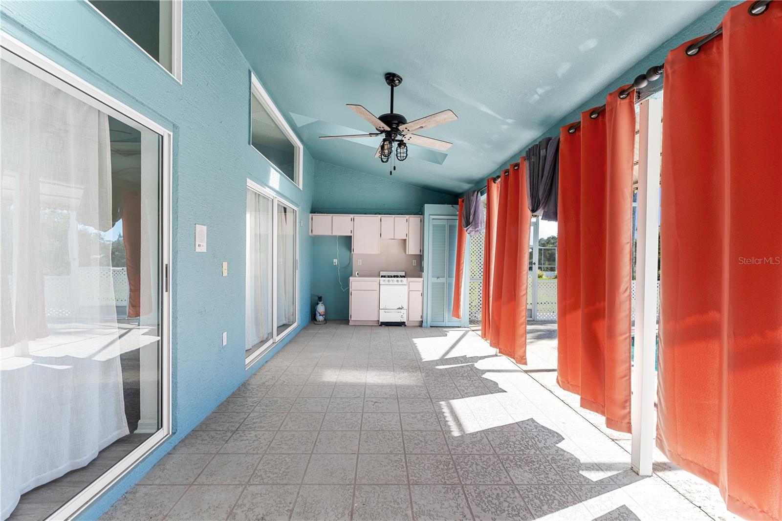 Covered Pool Deck