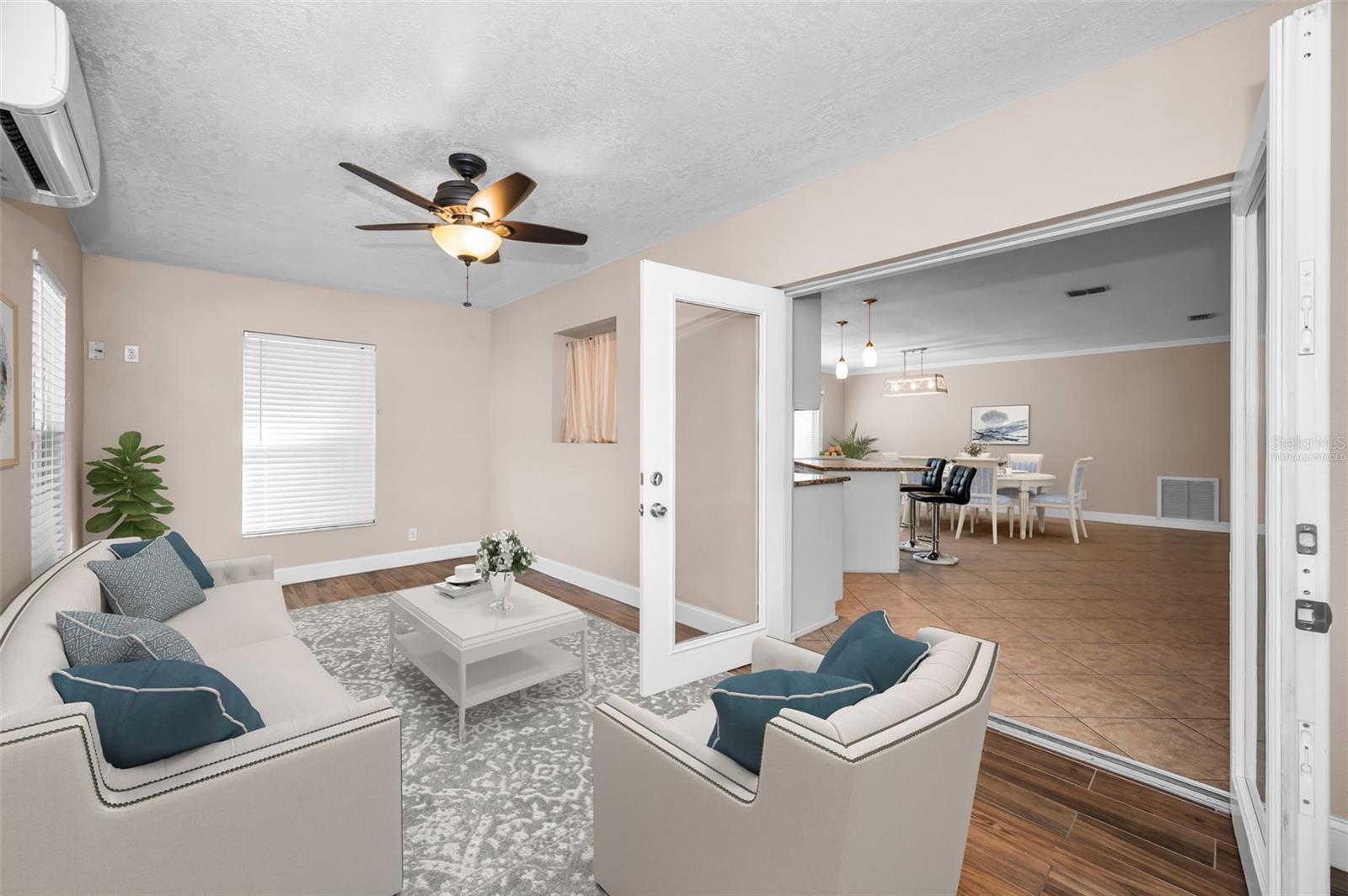Family Room- Virtually Staged