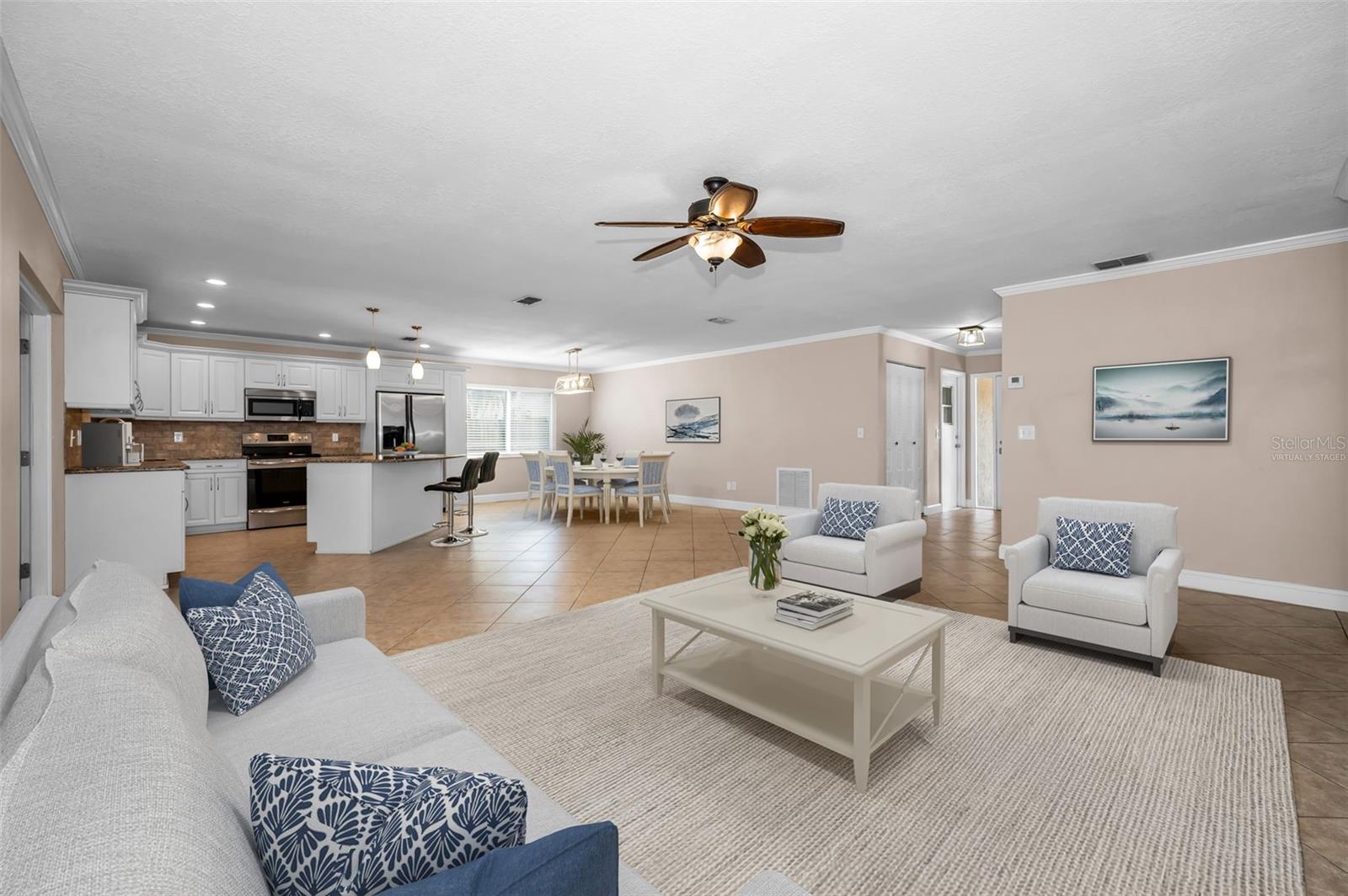 Living Room-Virtually Staged