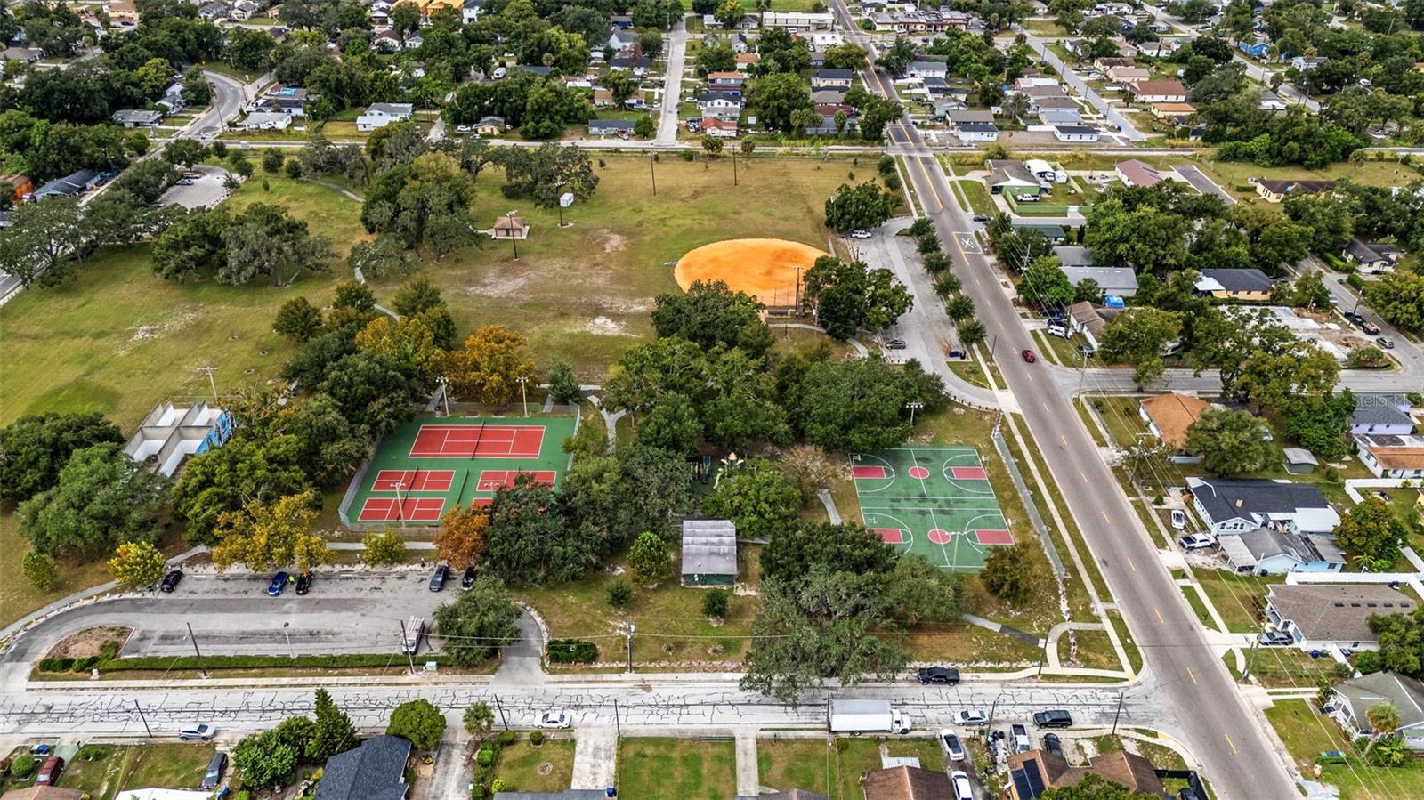 large city park nearby