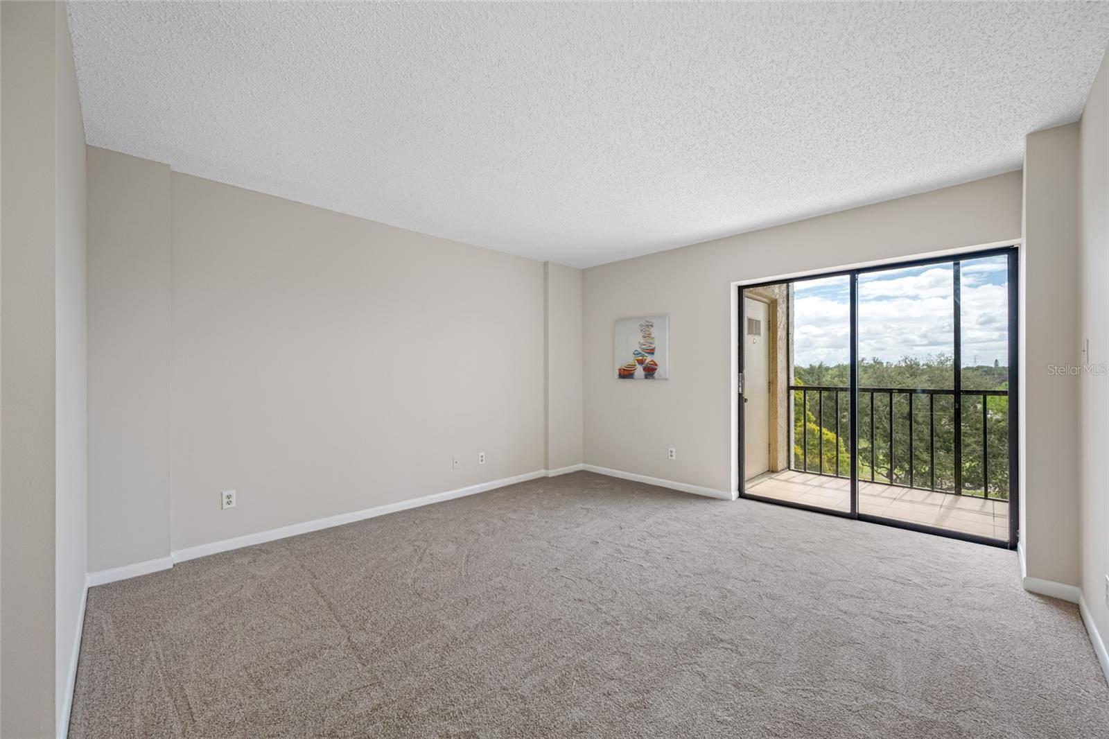 Spacious primary bedroom