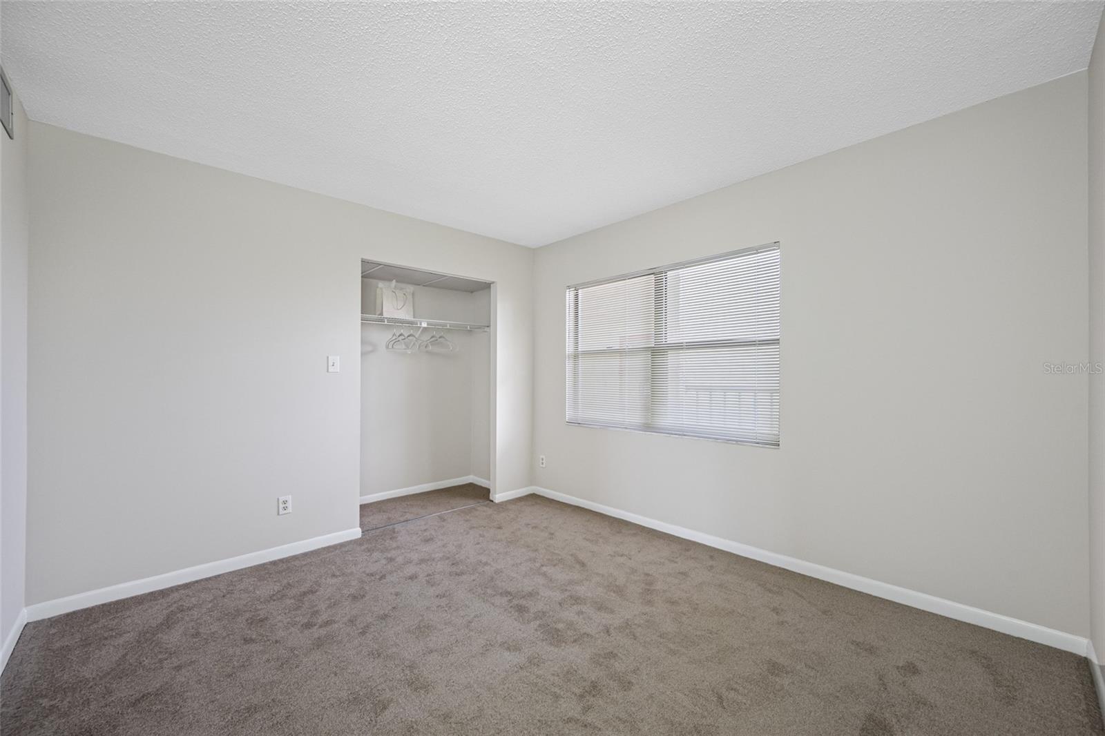 2nd Bedroom with built-in closet