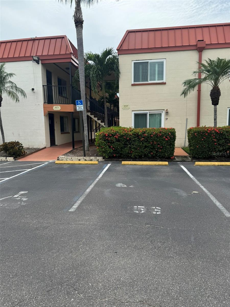 Parking Space 58 with unit above on second floor