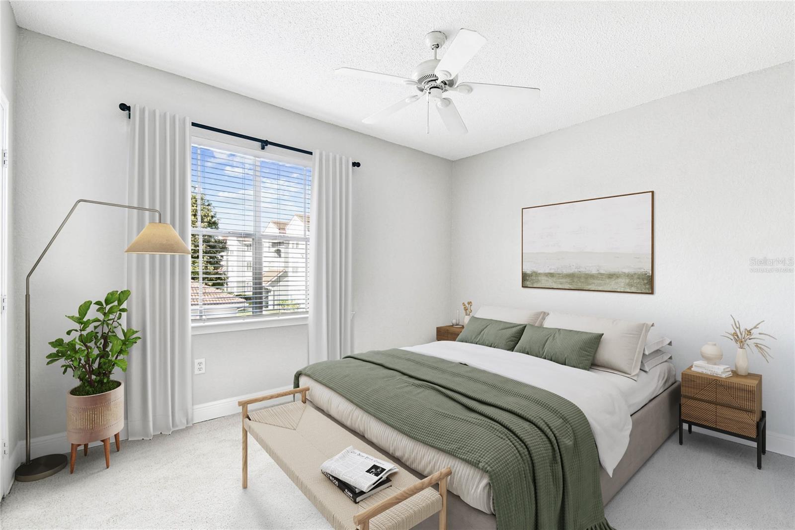 Virtually Staged Bedroom 1