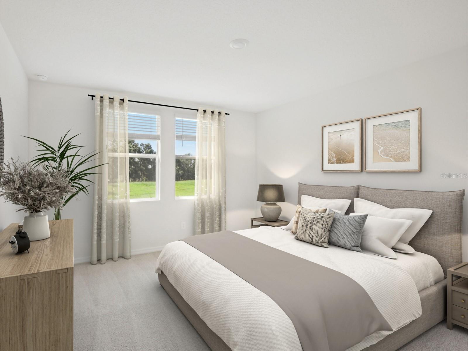 Interior photos are not of the actual home but are photos of the builder home with same floorplan with similar interior finishes and features. Photo uses virtual staging.