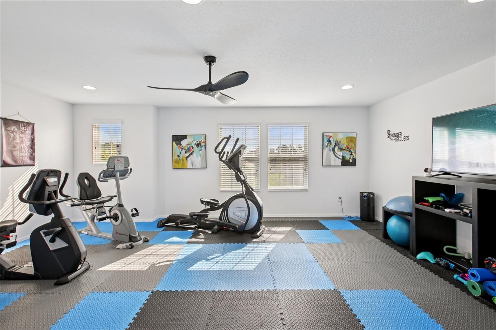 Bedroom 6 - Currently used as Home Gym