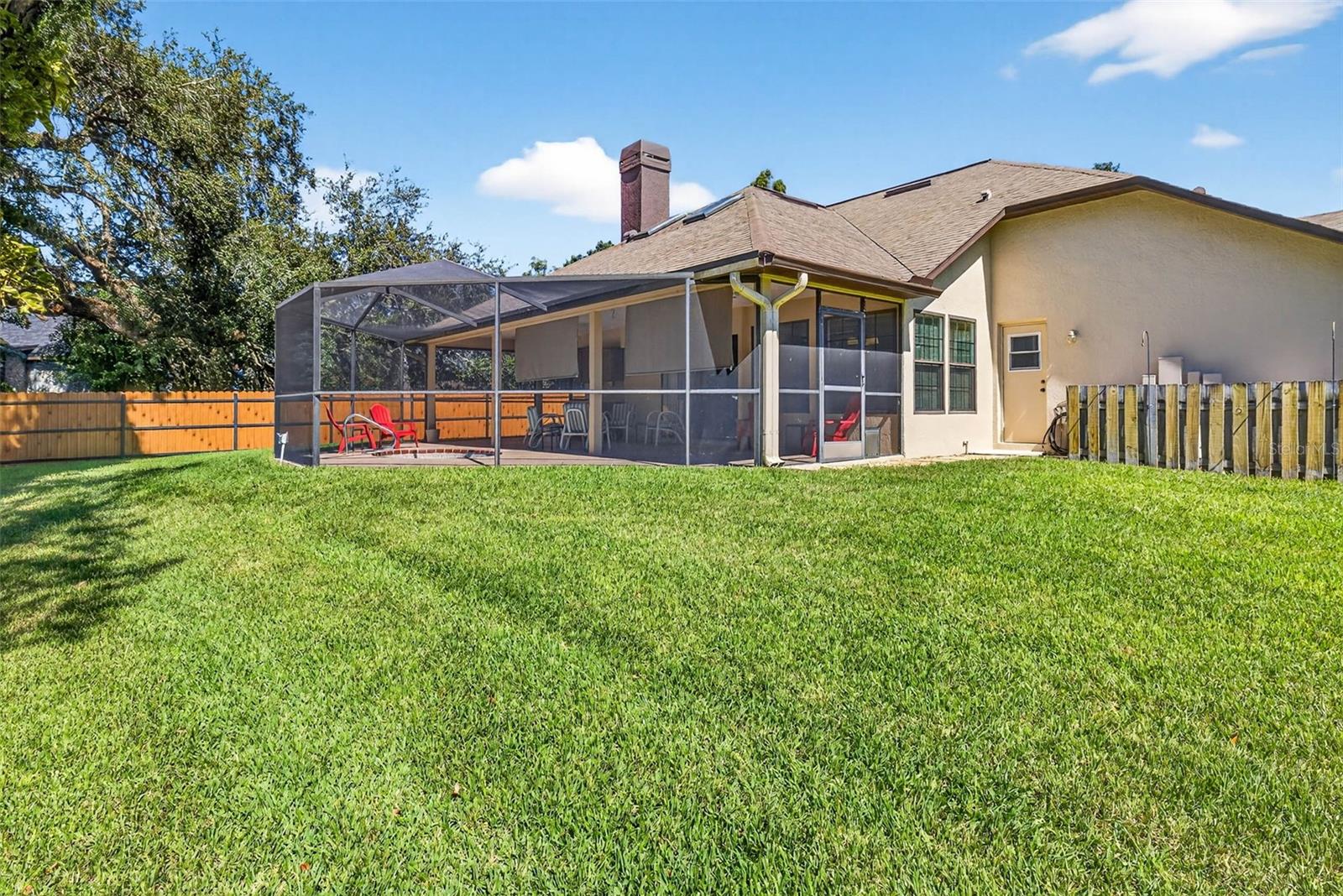 HUGE backyard with room for a pool AND play space.  New $13K fence.