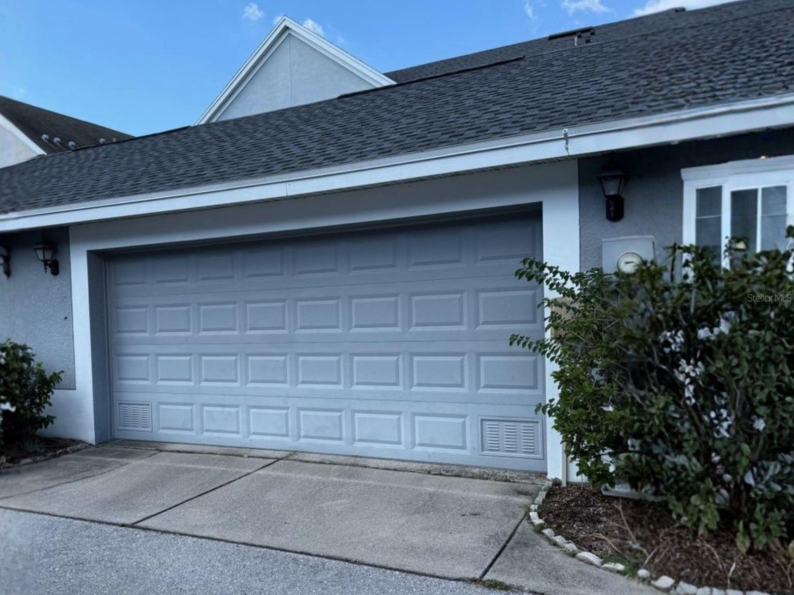 Spacious 2 Car Garage