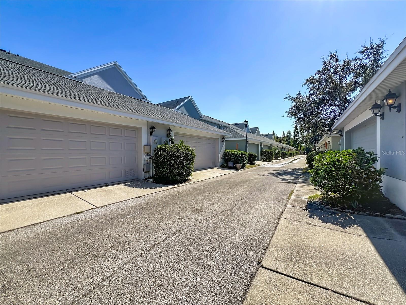 Alley Behind House for garage access