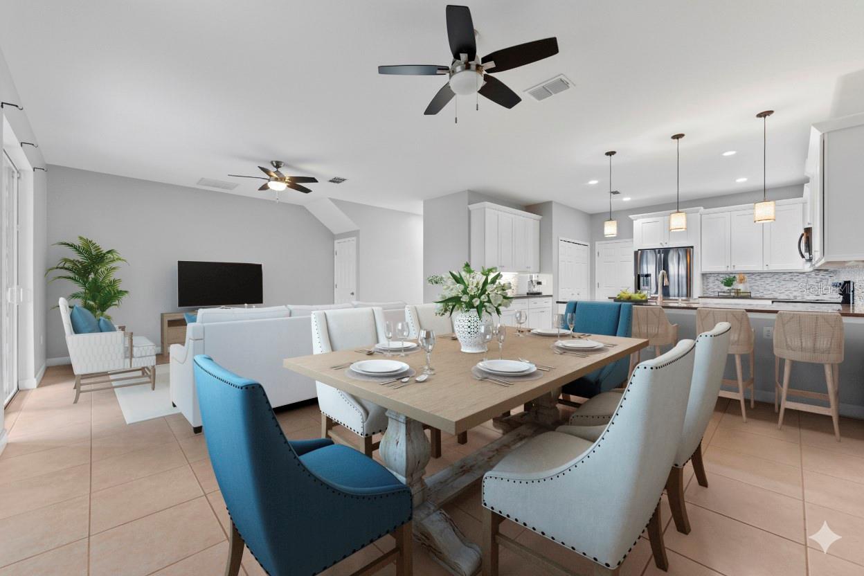 Staged Living Areas