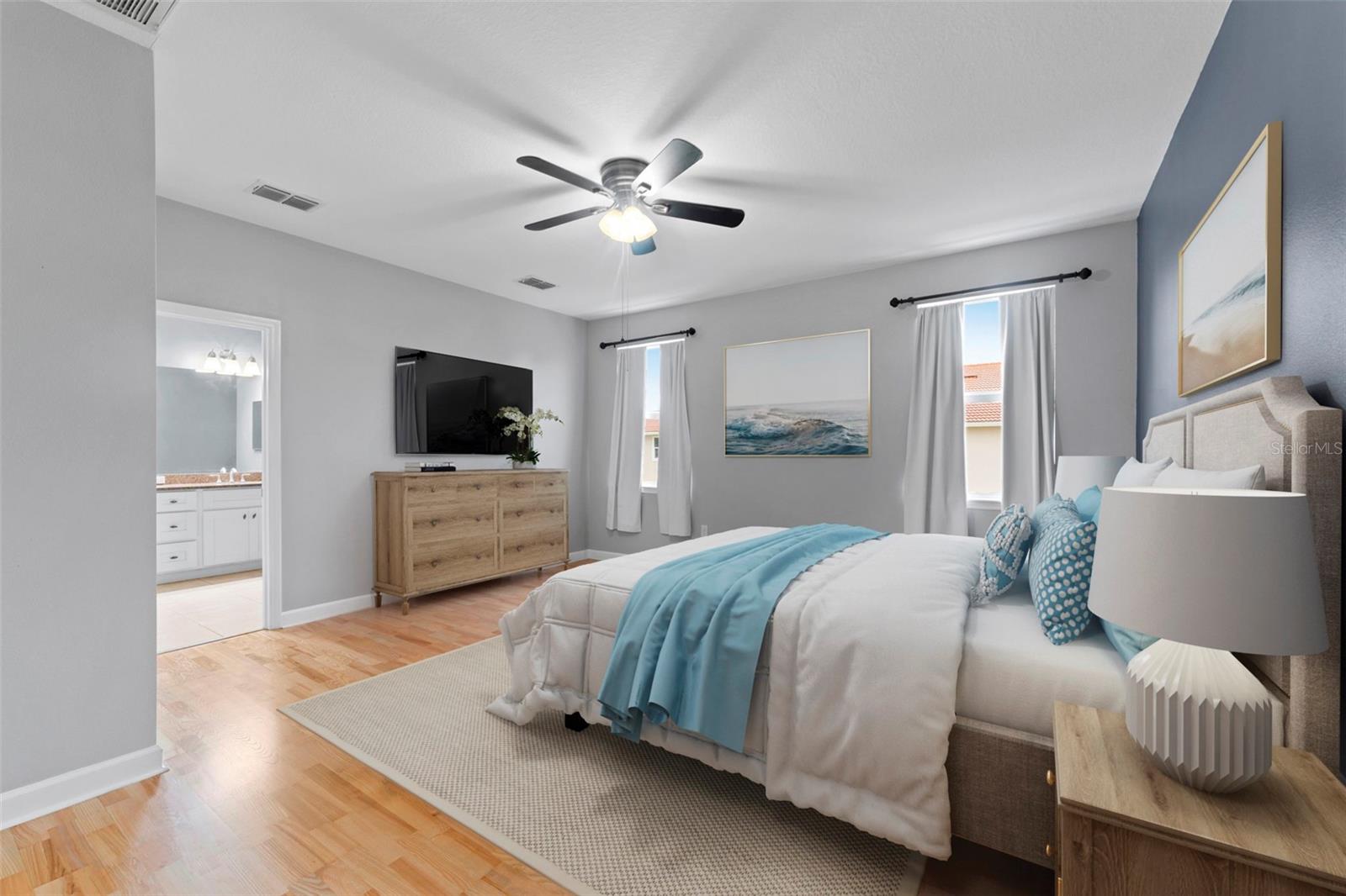 Staged Bedroom