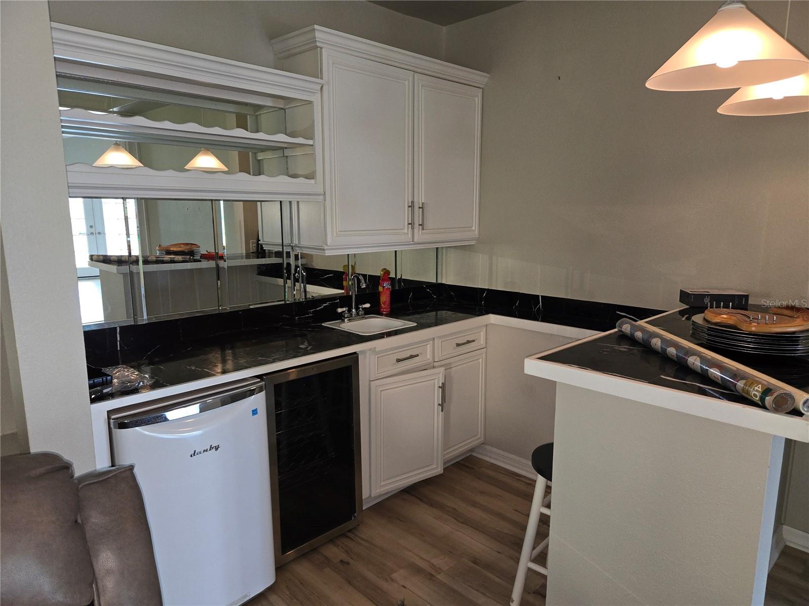 Wetbar in Family Room