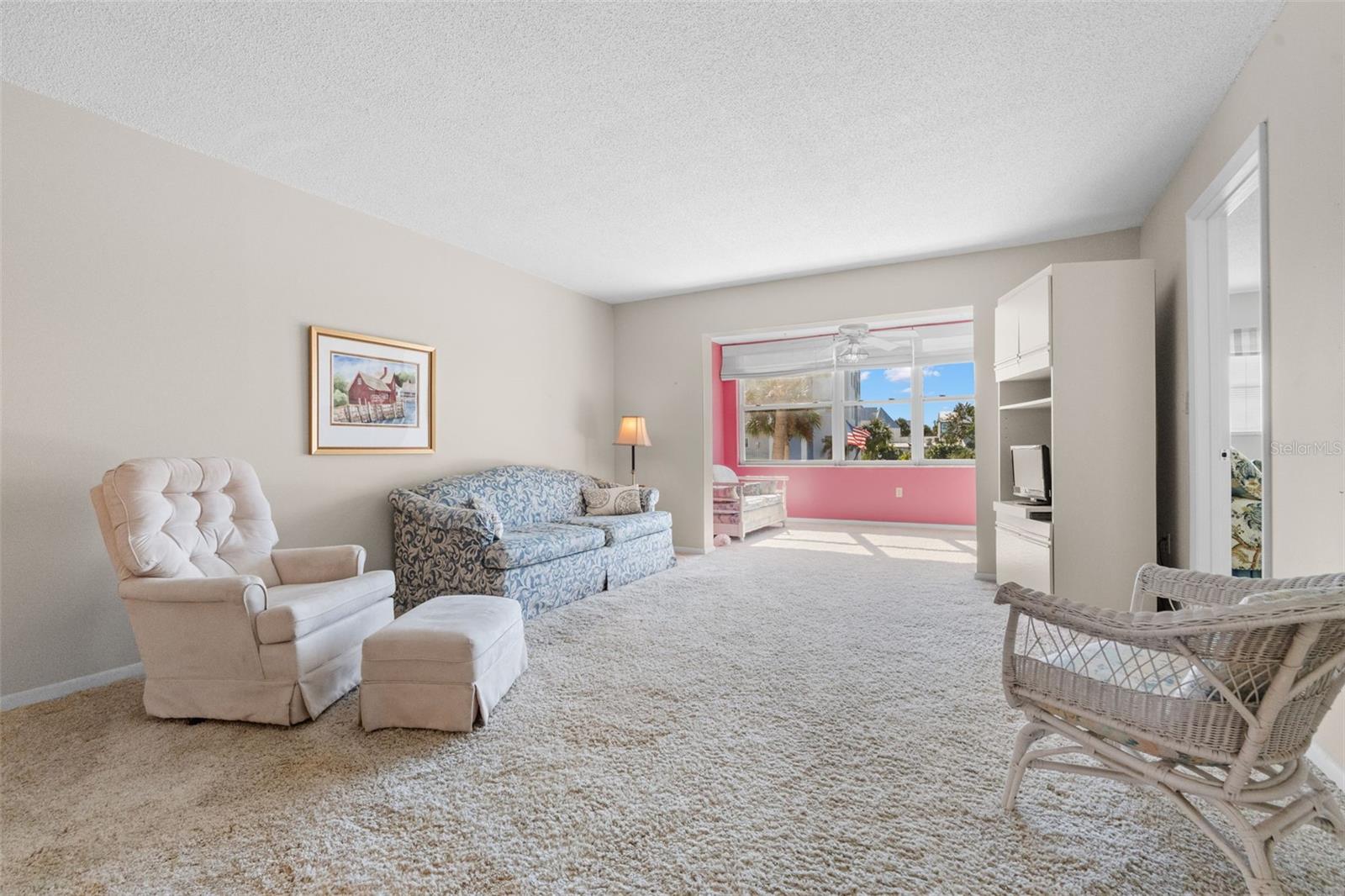 Open and spacious living room.