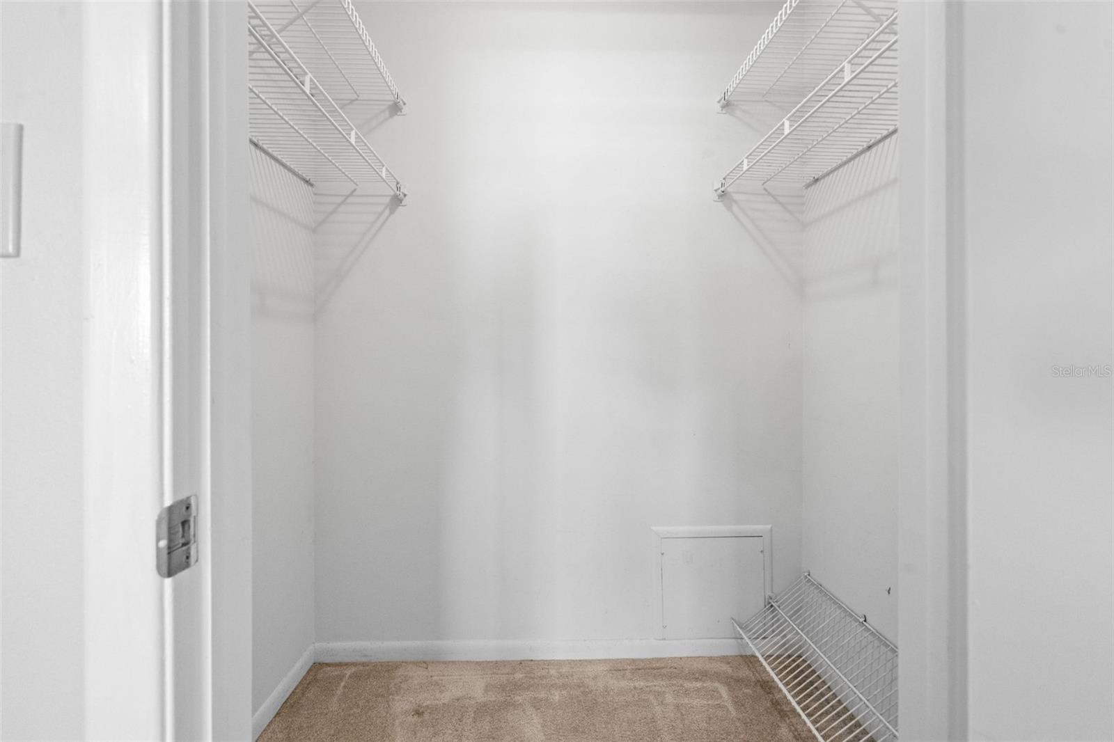 Walk-in closet in the guest bedroom, as well!