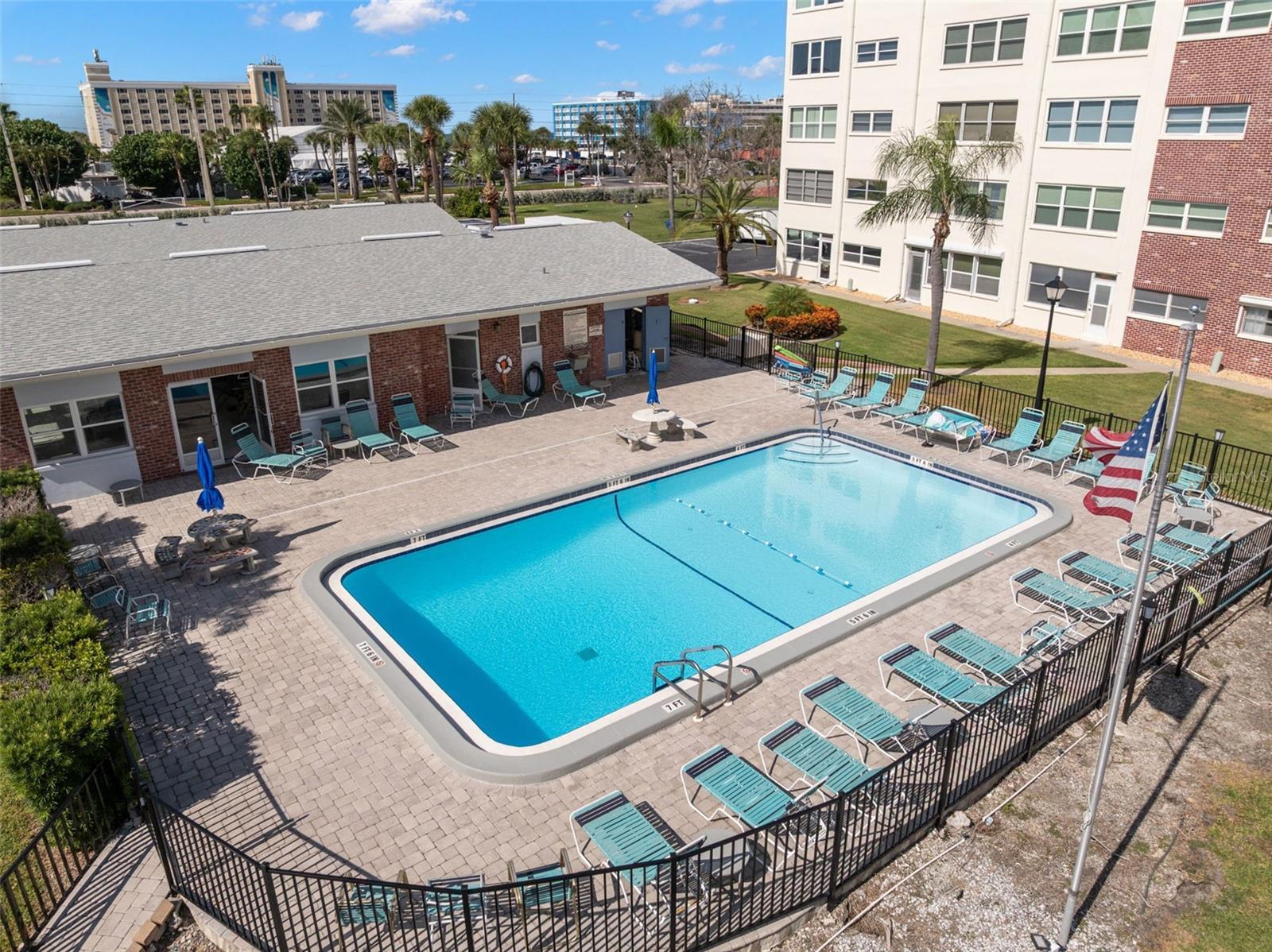 Two heated pools.