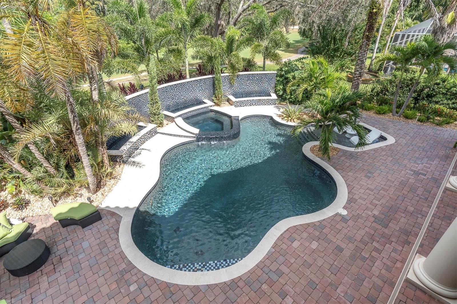 Newly renovated salt water pool/spa