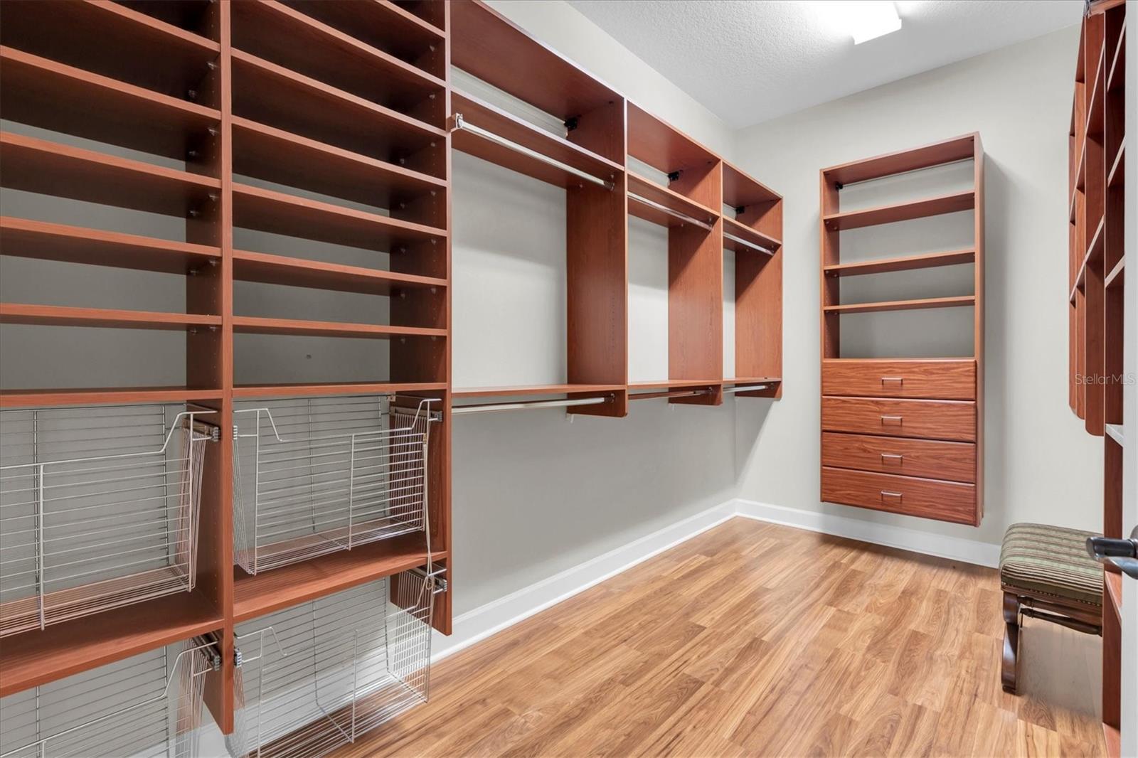 Walk in closet in Primary Suitei
