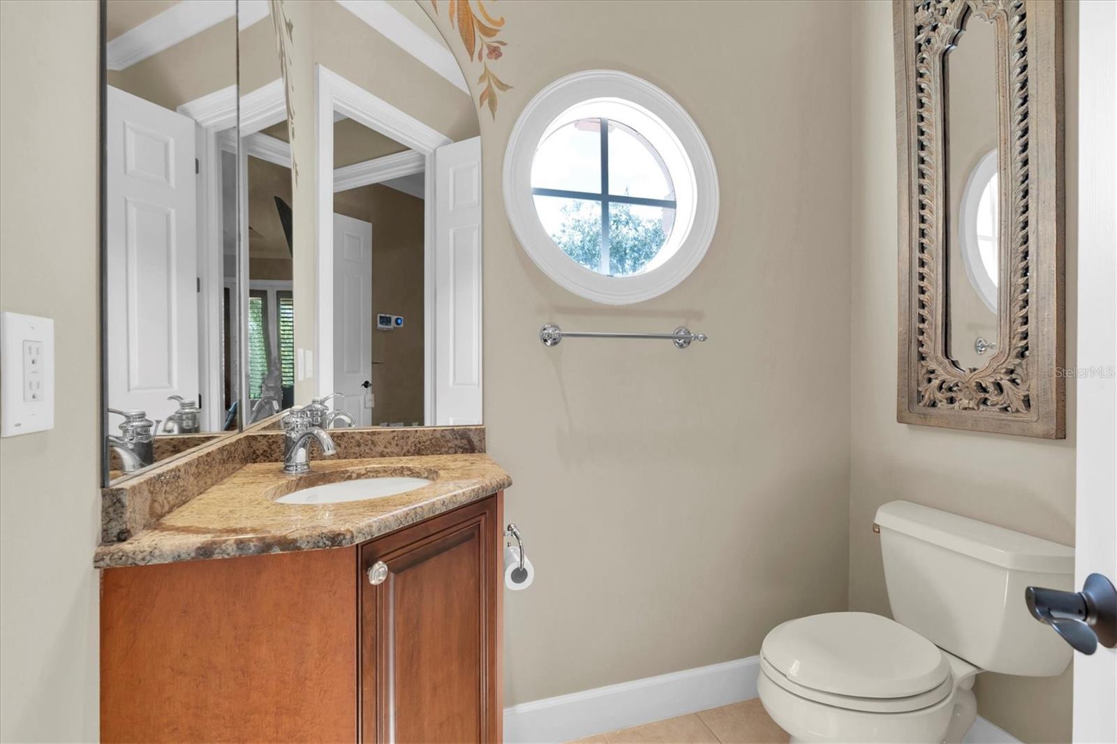 Upstairs half bath