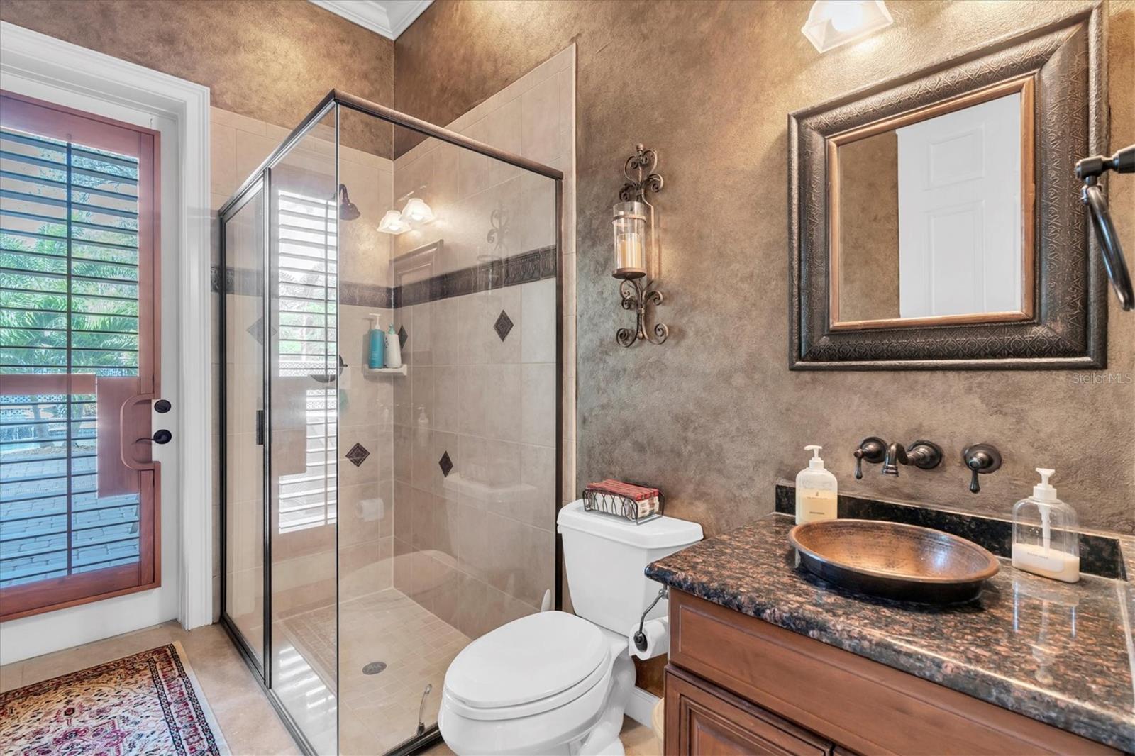Downstairs Bathoom/pool bathroom