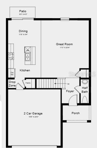 Additional highlights include: all appliances included, quartz countertops throughout, 18x18 ceramic tile in main living areas