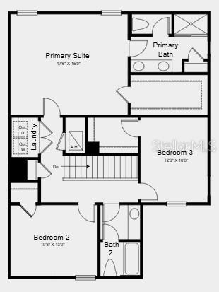 Additional highlights include: all appliances included, quartz countertops throughout, 18x18 ceramic tile in main living areas