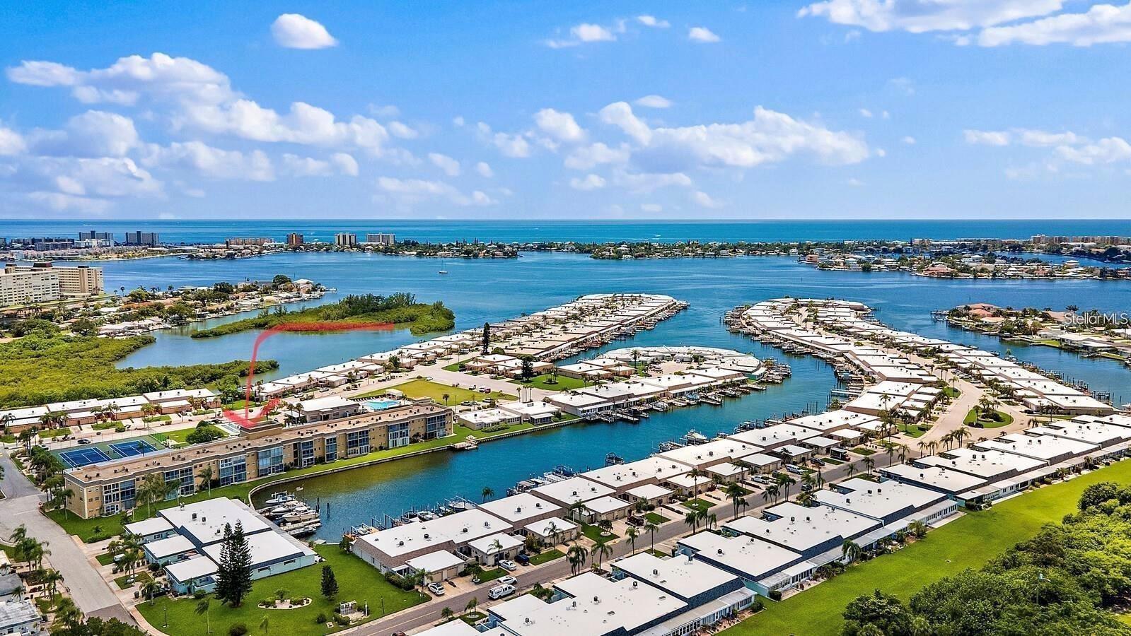 Aerial view of Boca Ciega