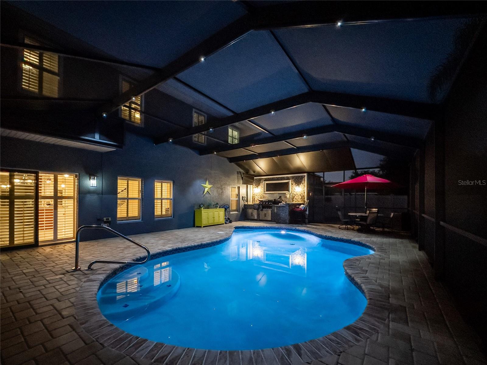 Pool at Night