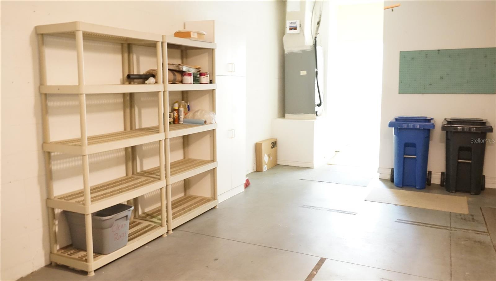 space in garage