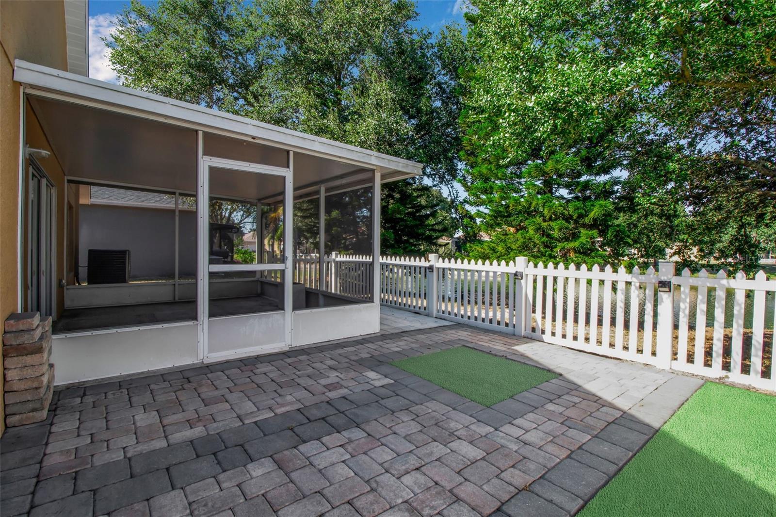 **Turf is a virtual rendering to depict installation prior to closing.