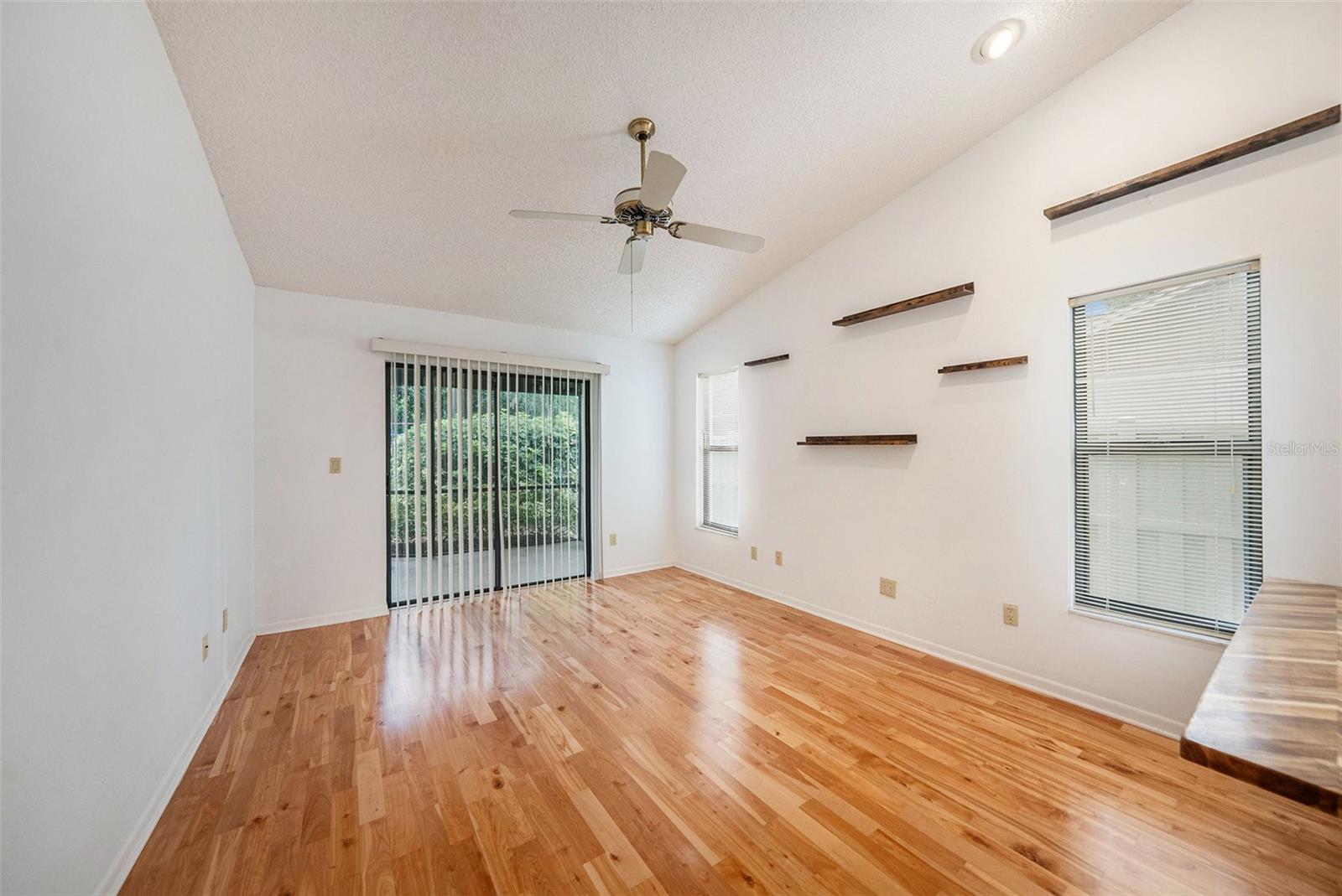 Master bedroom with sliders to lanai