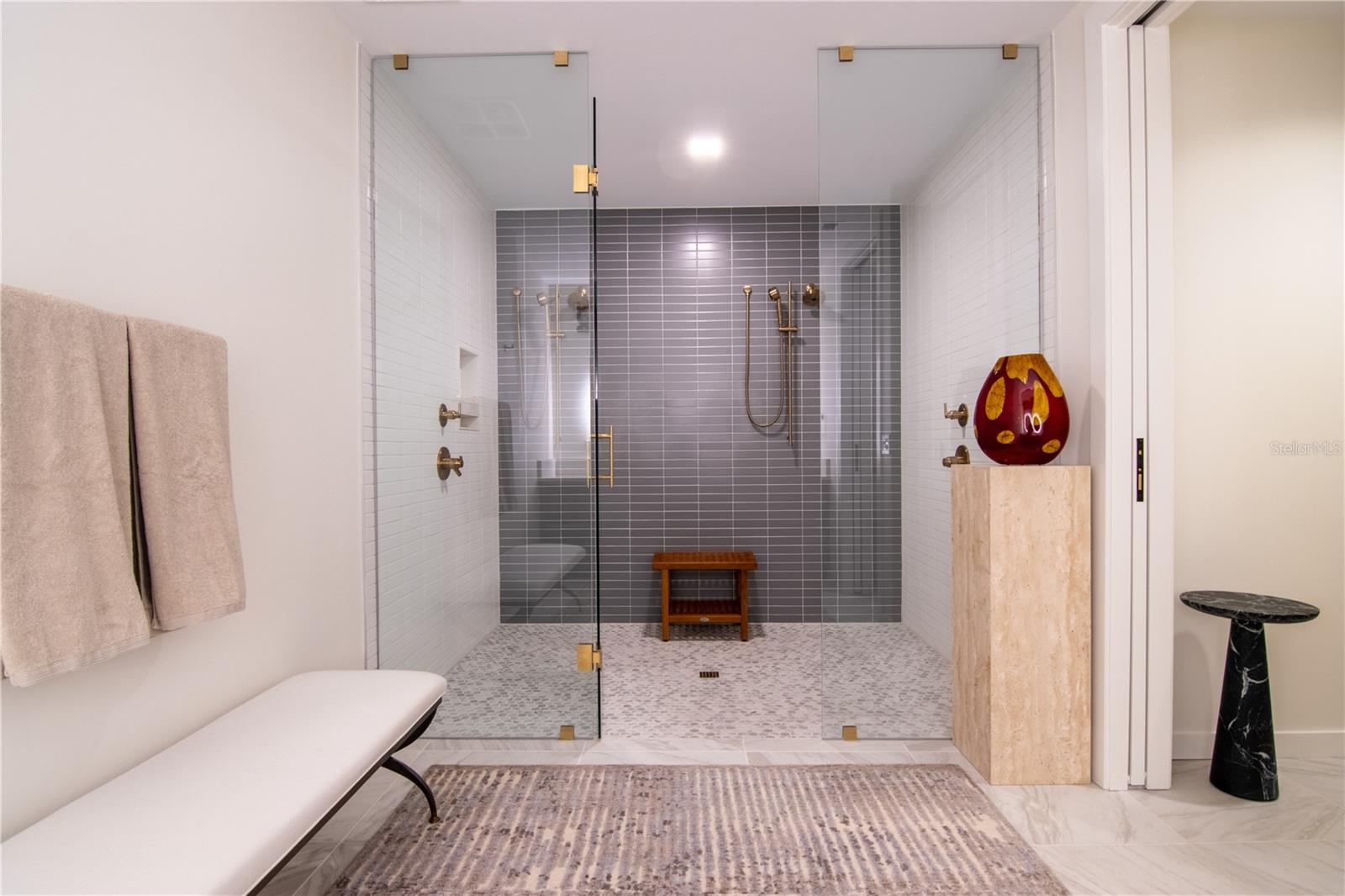Primary WC with Custom California Closets Storage