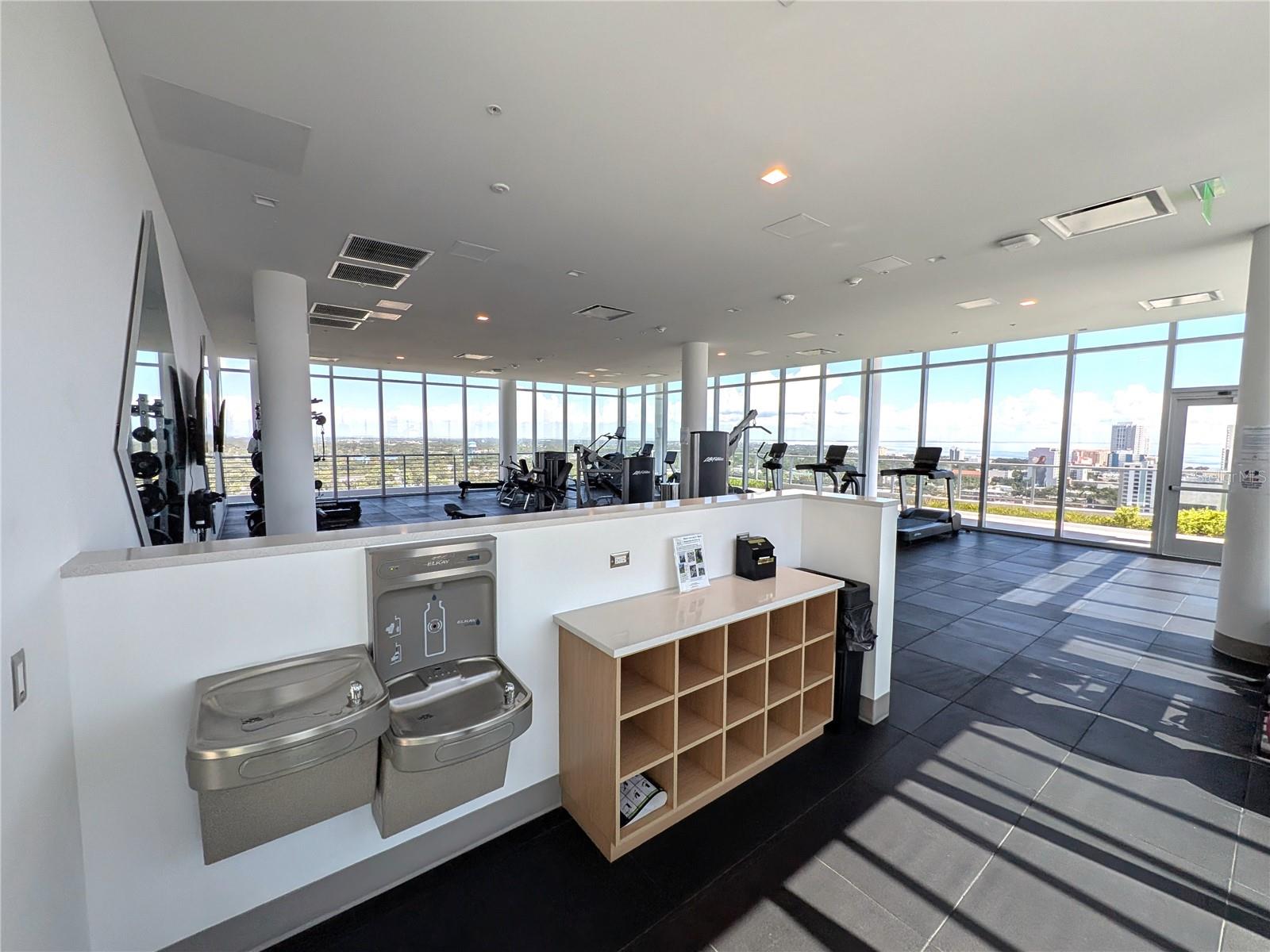Relax in the Community Room on 18th Floor