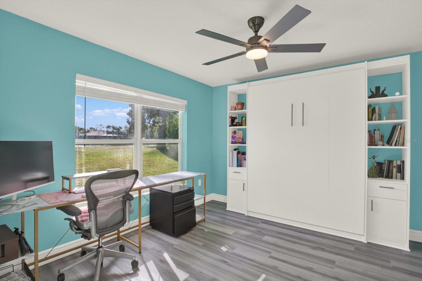 private guest suite with built in murphy bed