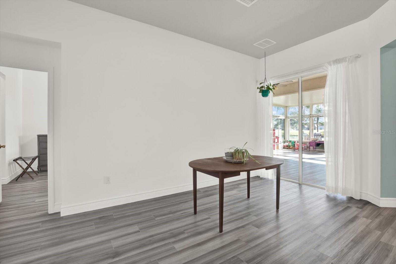 formal dining area