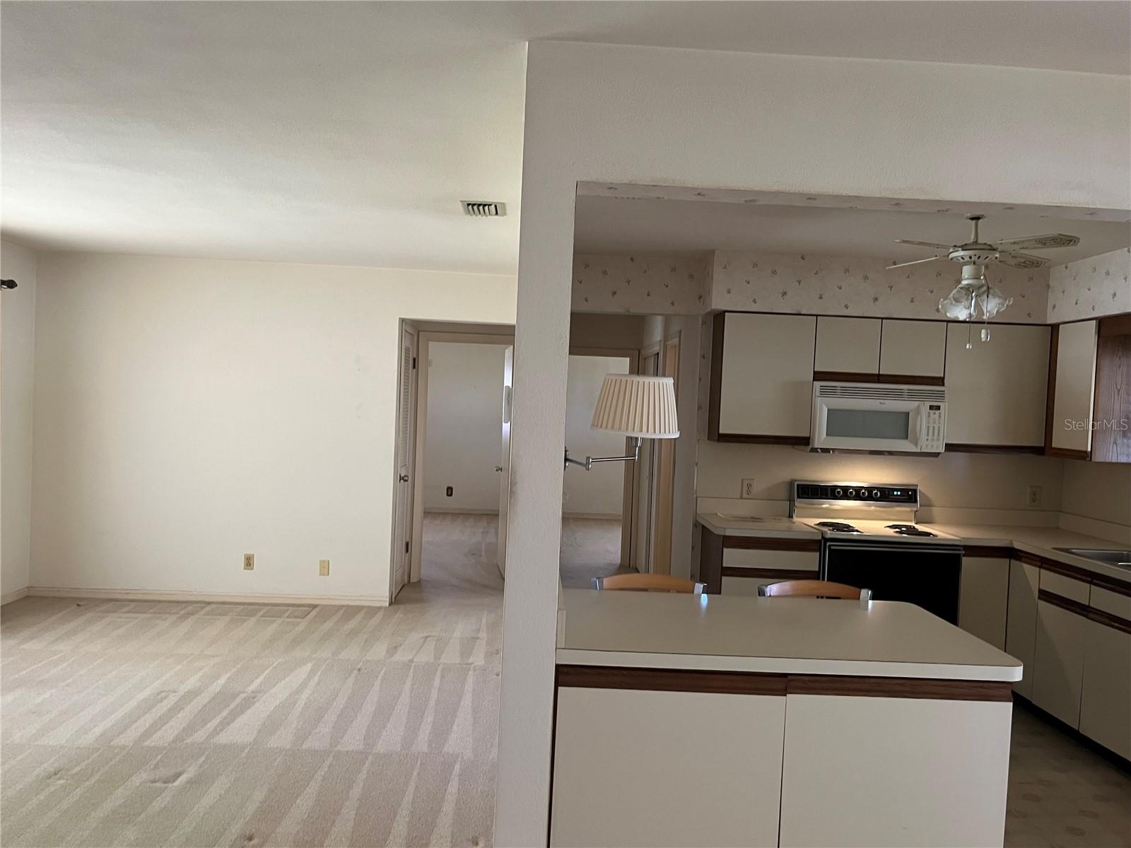 Living Room off Kitchen