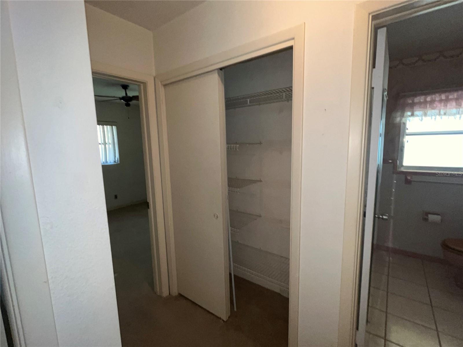 Hall Closet to BR 2 and Bath