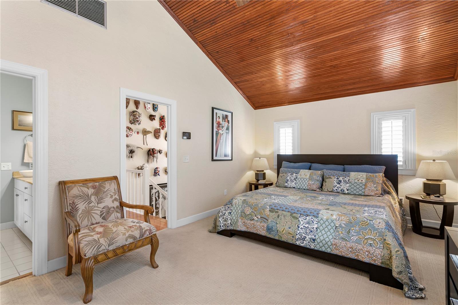 Primary suite upstairs