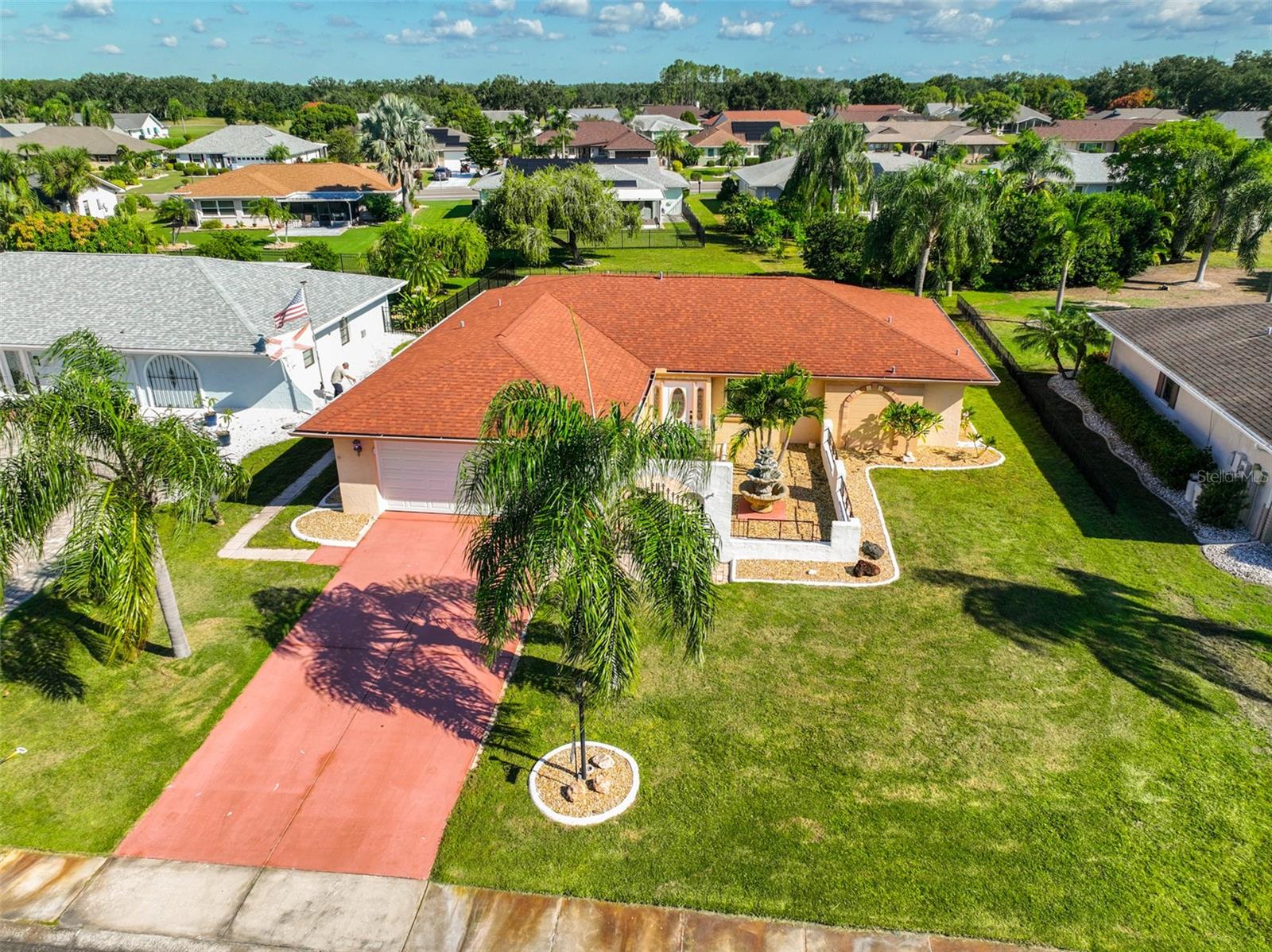 Aerial View of home
